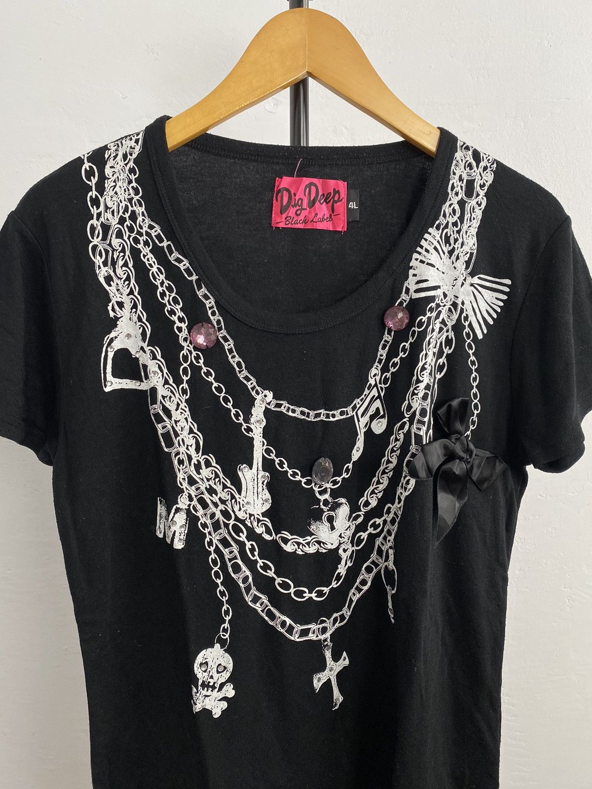 If Six Was Nine × Japanese Brand × Le Grande Bleu (L.G.B.) Dig Deep necklace printed t-shirt Size US L / EU 52-54 / 3 - 5 Thumbnail