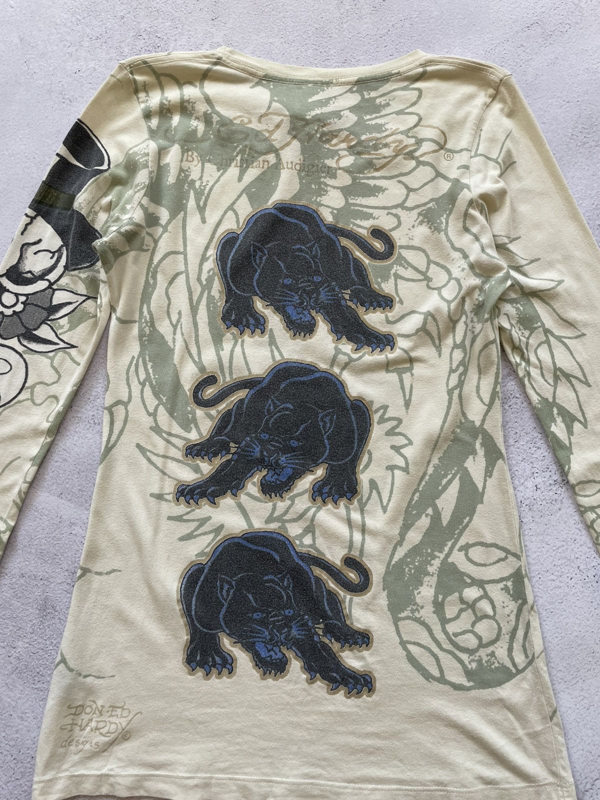 Christian Audigier × Ed Hardy Ed Hardy By Christian Audigier Ed Hardy Skull in Top Hat Size S / US 4 / IT 40 - 12 Thumbnail