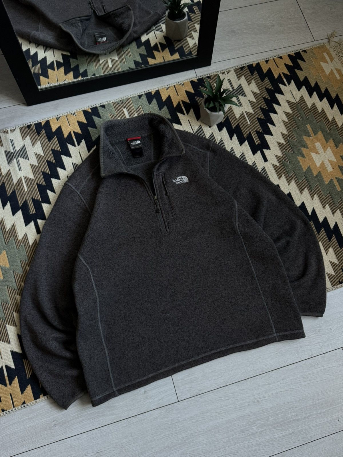 The North Face The North Face Vintage 1/3 Zip Fleece Jacket Size US L / EU 52-54 / 3 - 2 Thumbnail