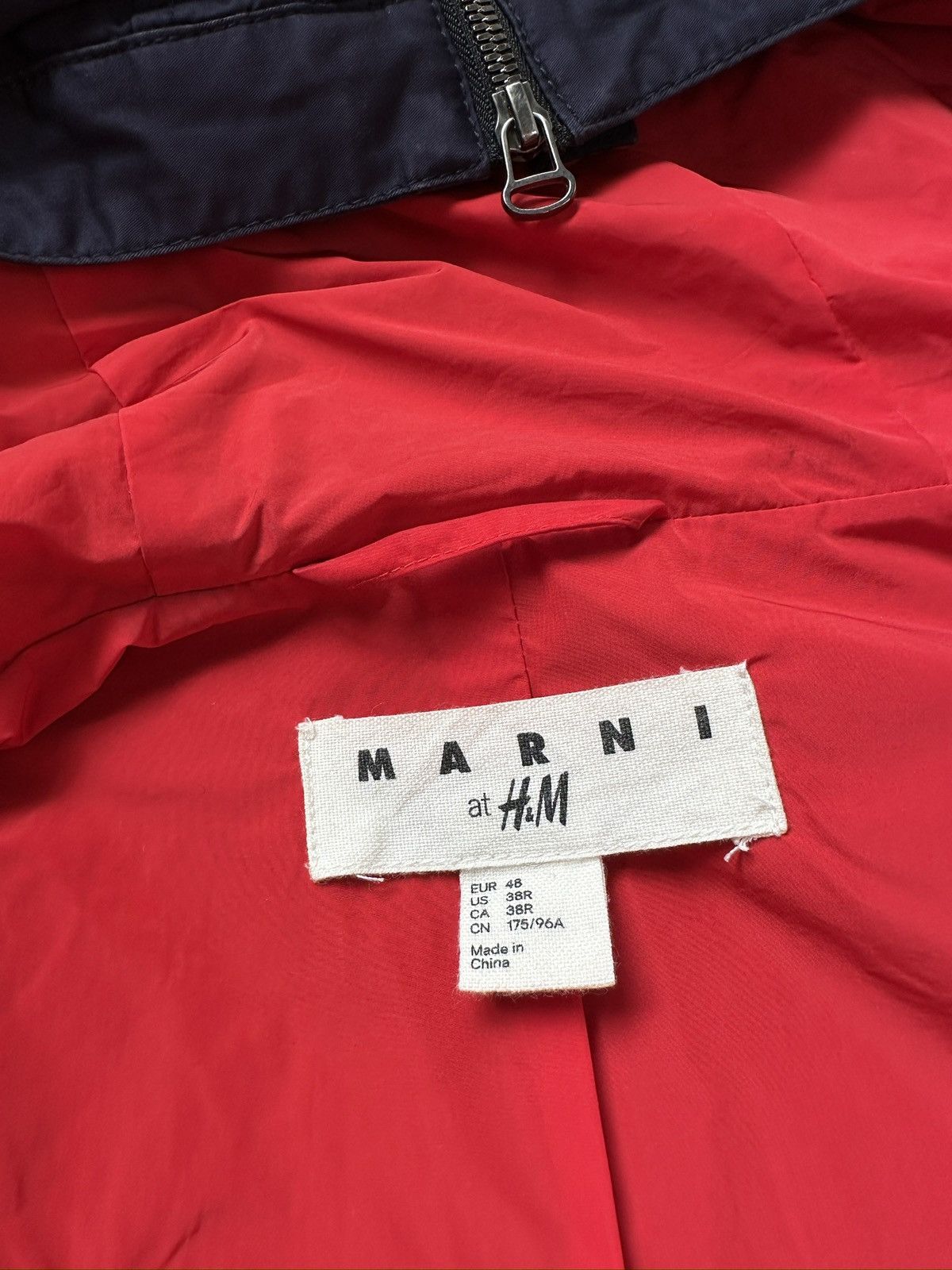 Marni MARNI for H&M Hooded Jacket Navy Multipocket Parka Size US M / EU 48-50 / 2 - 13 Thumbnail