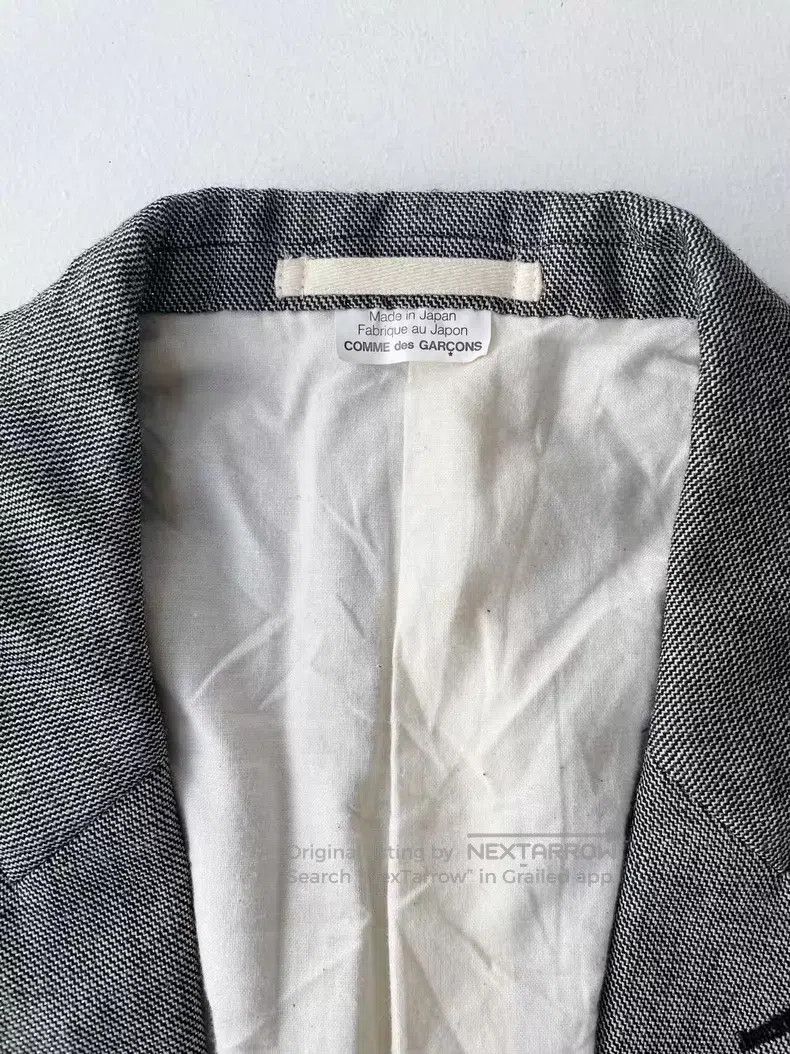 Comme des Garcons Comme des Garcons Wool Silver Thread Patchwork Coat Size US M / EU 48-50 / 2 - 5 Thumbnail