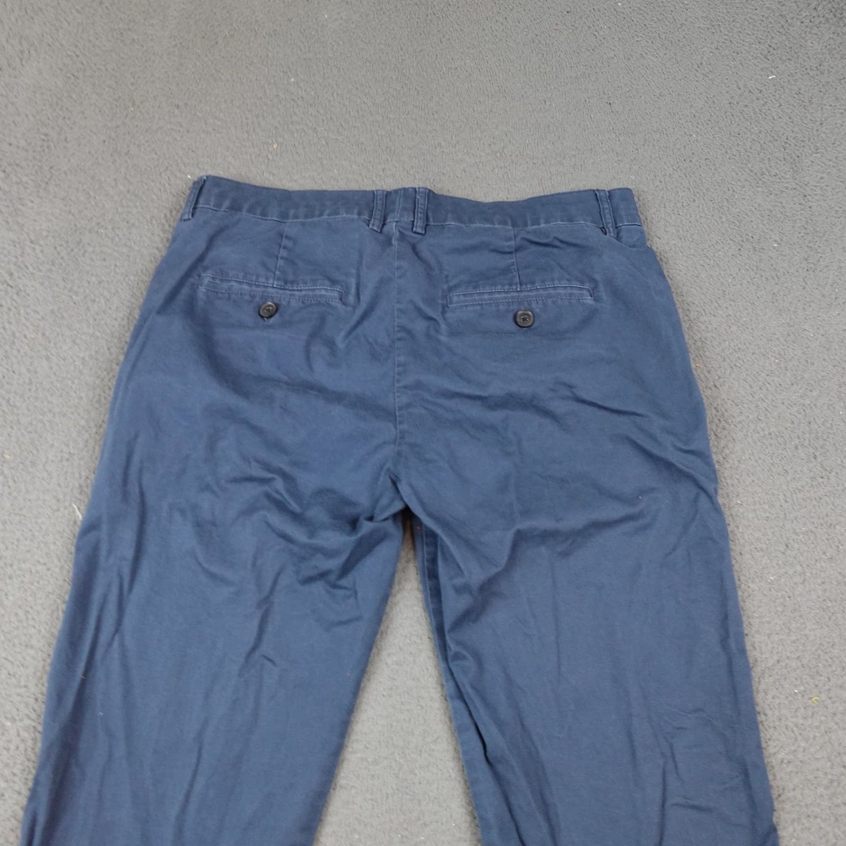 Vince Vince Pants Womens 6 Chino Blue Straight Leg Stretch Cotton Twill V357520802 Regular 28in Inseam Pockets Zipper Button Womens Size 28" / US 6 / IT 42 - 7 Thumbnail