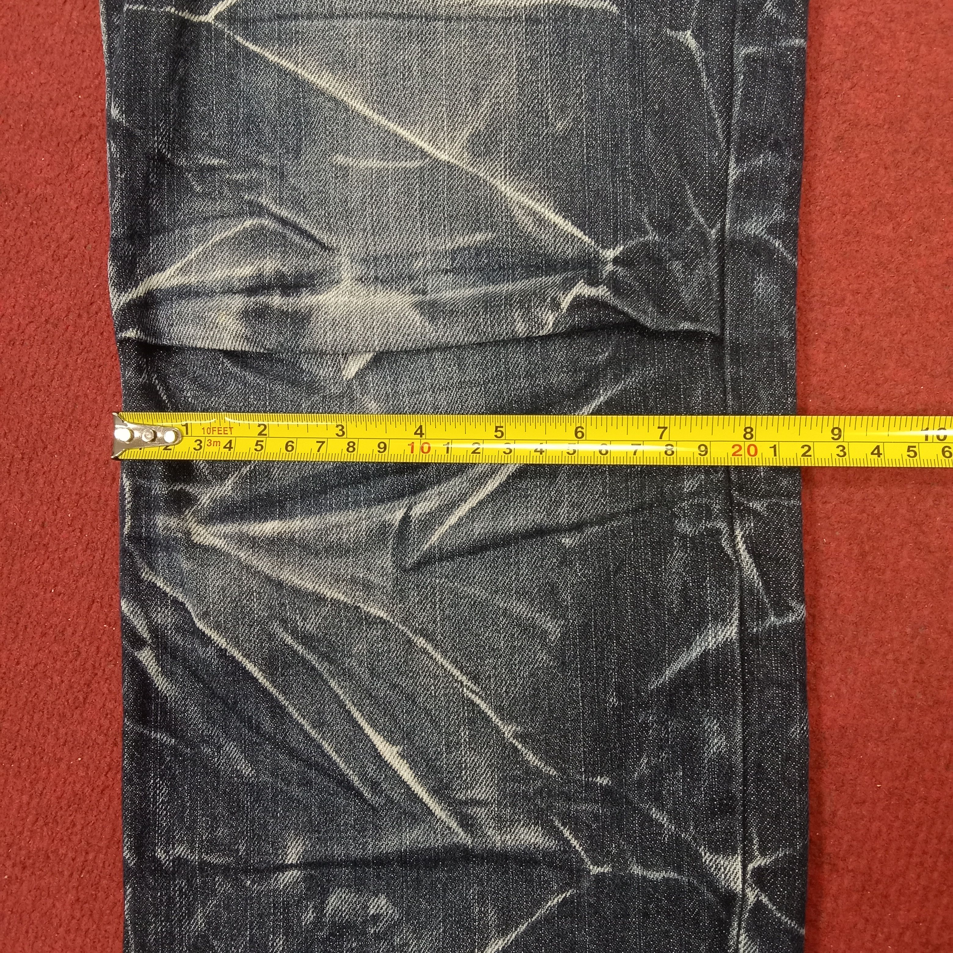 Japanese Brand Explosion Fashion Style Rare Design Jeans Size US 33 - 10 Thumbnail
