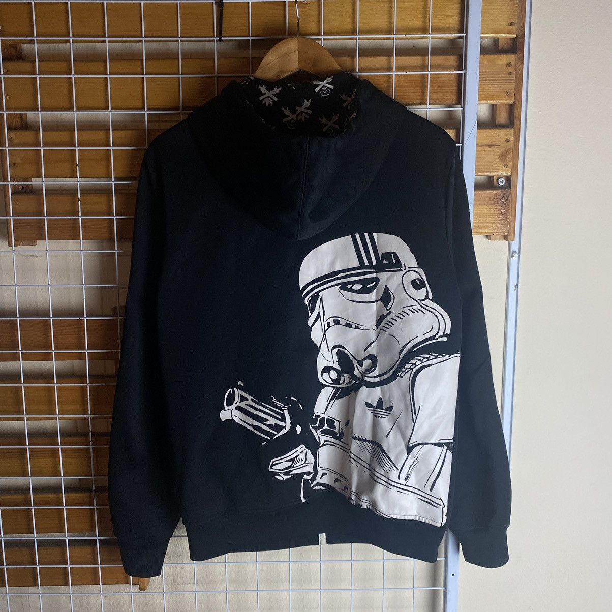 Vintage Adidas Adidas Star Wars Hoodie Stormtrooper Adidas