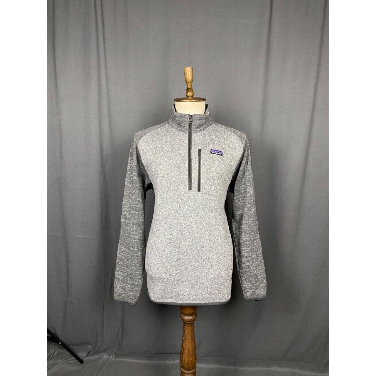 Patagonia MINT! Patagonia Men's Gray Zip Fleeced Sweater Size XL Size US XL / EU 56 / 4 - 4 Thumbnail