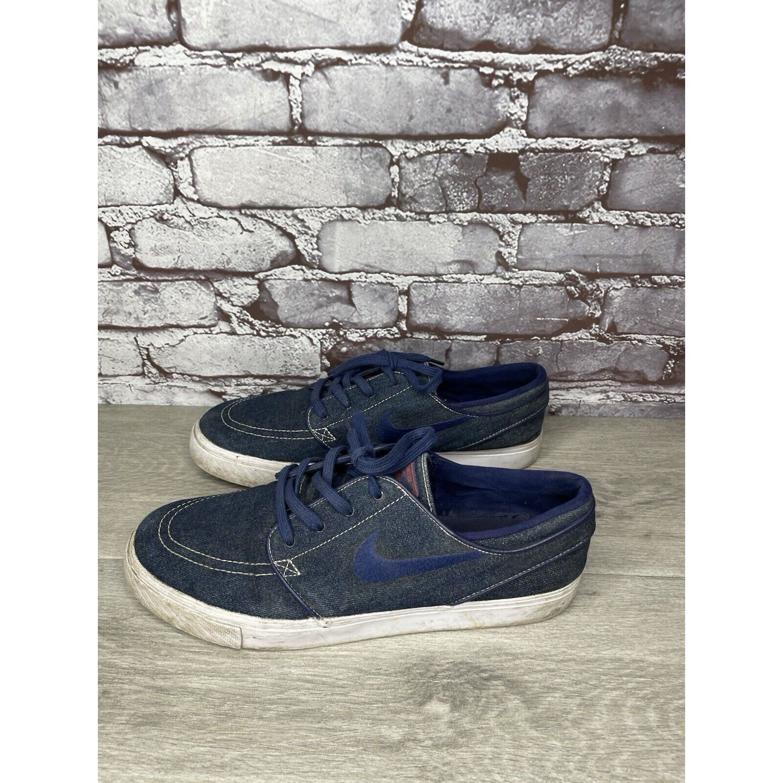 Nike Nike Janoski Stefan SB Zoom Blue Denim Skateboarding Shoes M Size US 10.5 / EU 43-44 - 22 Thumbnail