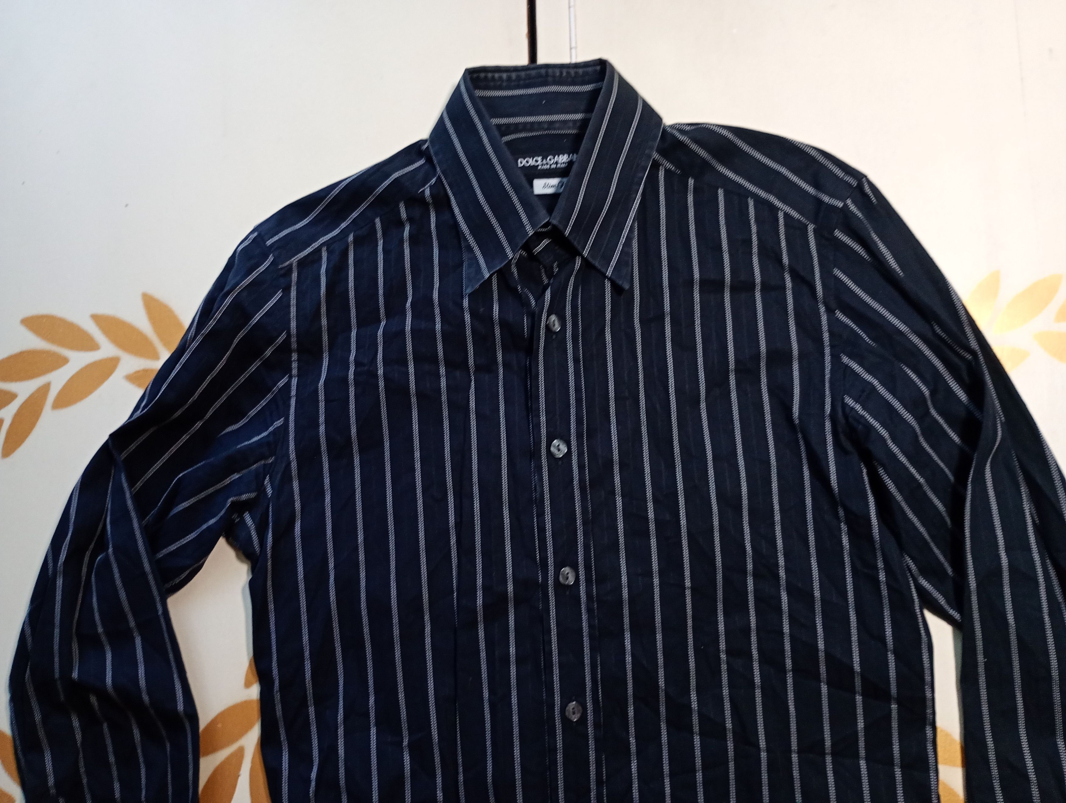 Dolce & Gabbana Dolce & Gabbana Striped Shirt Vintage Size US M / EU 48-50 / 2 - 5 Thumbnail