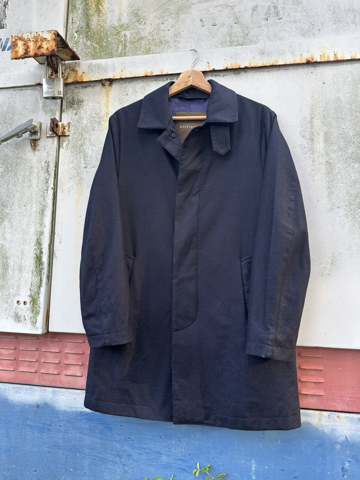 Mackintosh 👹Manckintosh Long Wool Jacket Made In Schotland Size US M / EU 48-50 / 2 - 5 Thumbnail
