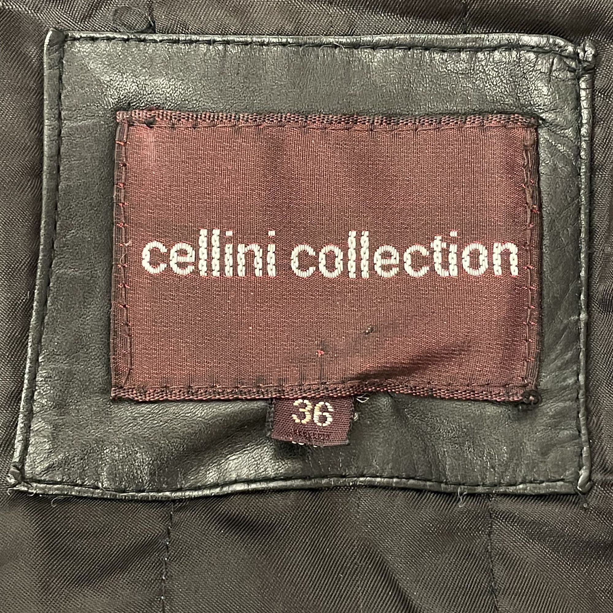 Other Vtg Cellini CAFE RACER Leather Motorcycle Biker Bomber Size US S / EU 44-46 / 1 - 6 Thumbnail