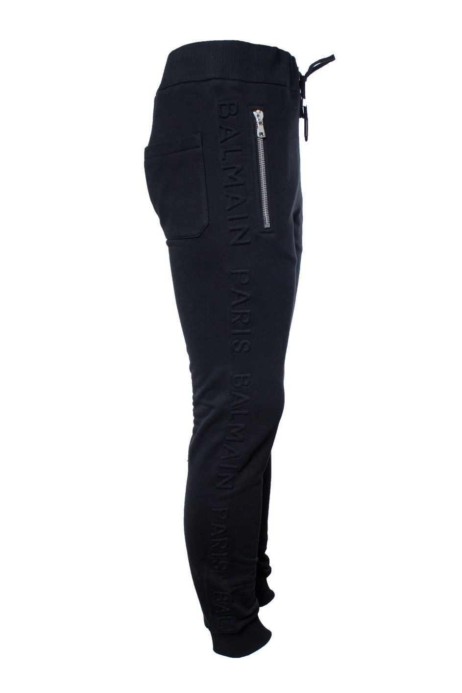Balmain Balmain, black joggers with embossed logo Size US 30 / EU 46 - 4 Thumbnail