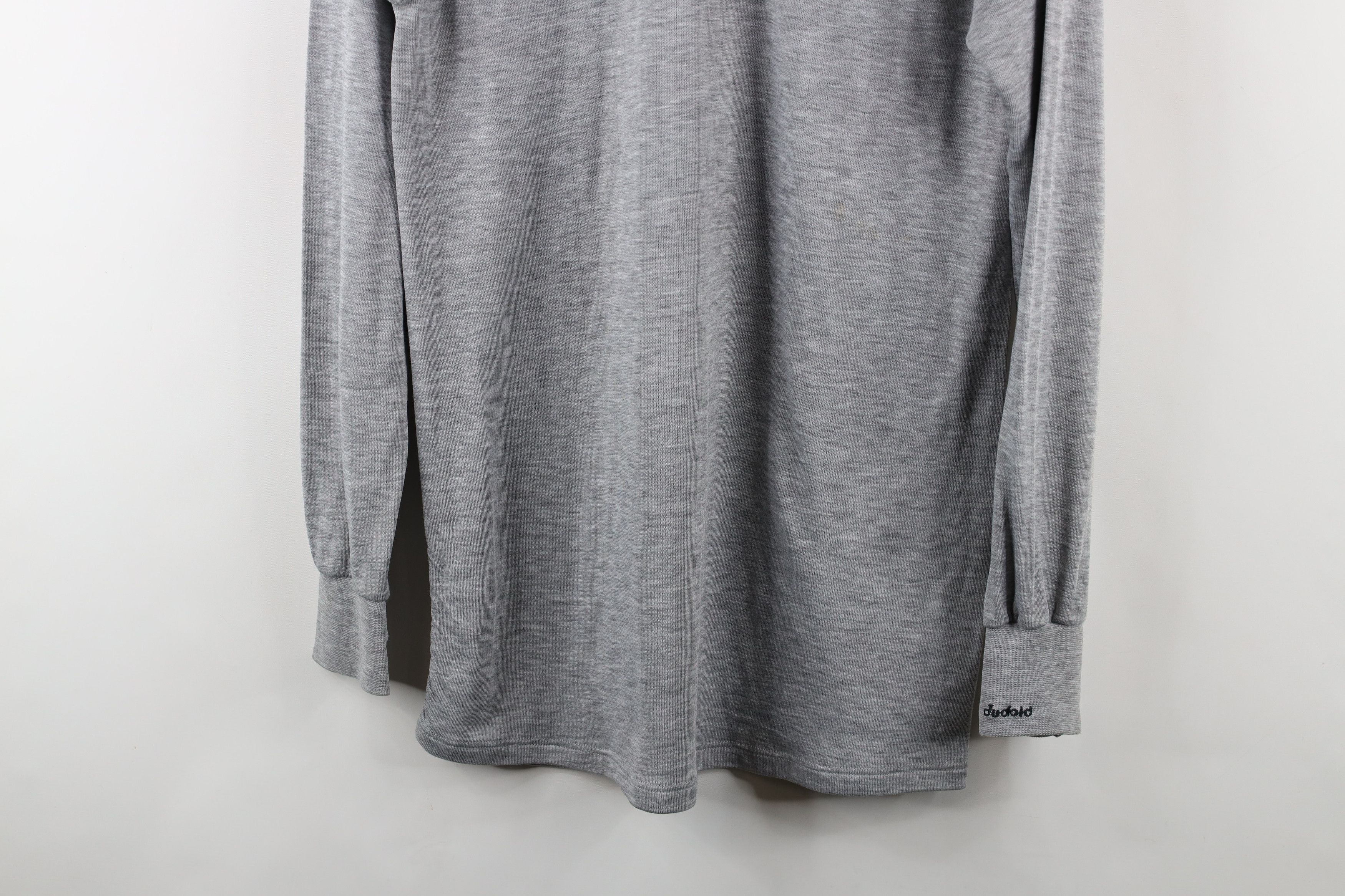 Vintage Vintage 90s Streetwear Thermal Turtleneck T-Shirt Gray USA Size US XL / EU 56 / 4 - 3 Thumbnail