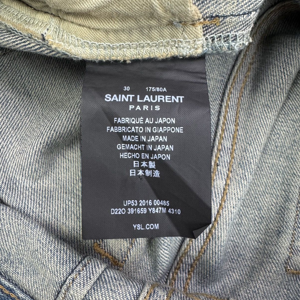 Saint Laurent Paris SAINT LAURENT PARIS FW16 BLUE D02 DENIM Size US 31 - 4 Thumbnail