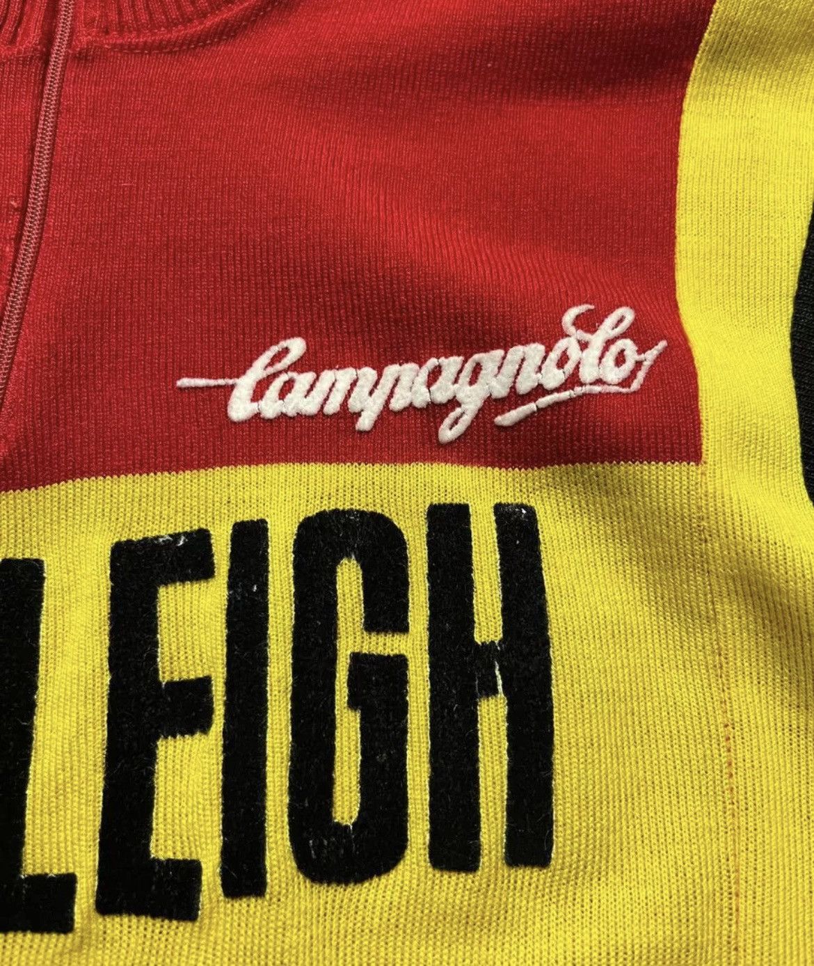 Vintage Vinatge 70's Raleigh Creda Acrylic Heroic Cycling Jersey Size US L / EU 52-54 / 3 - 7 Thumbnail