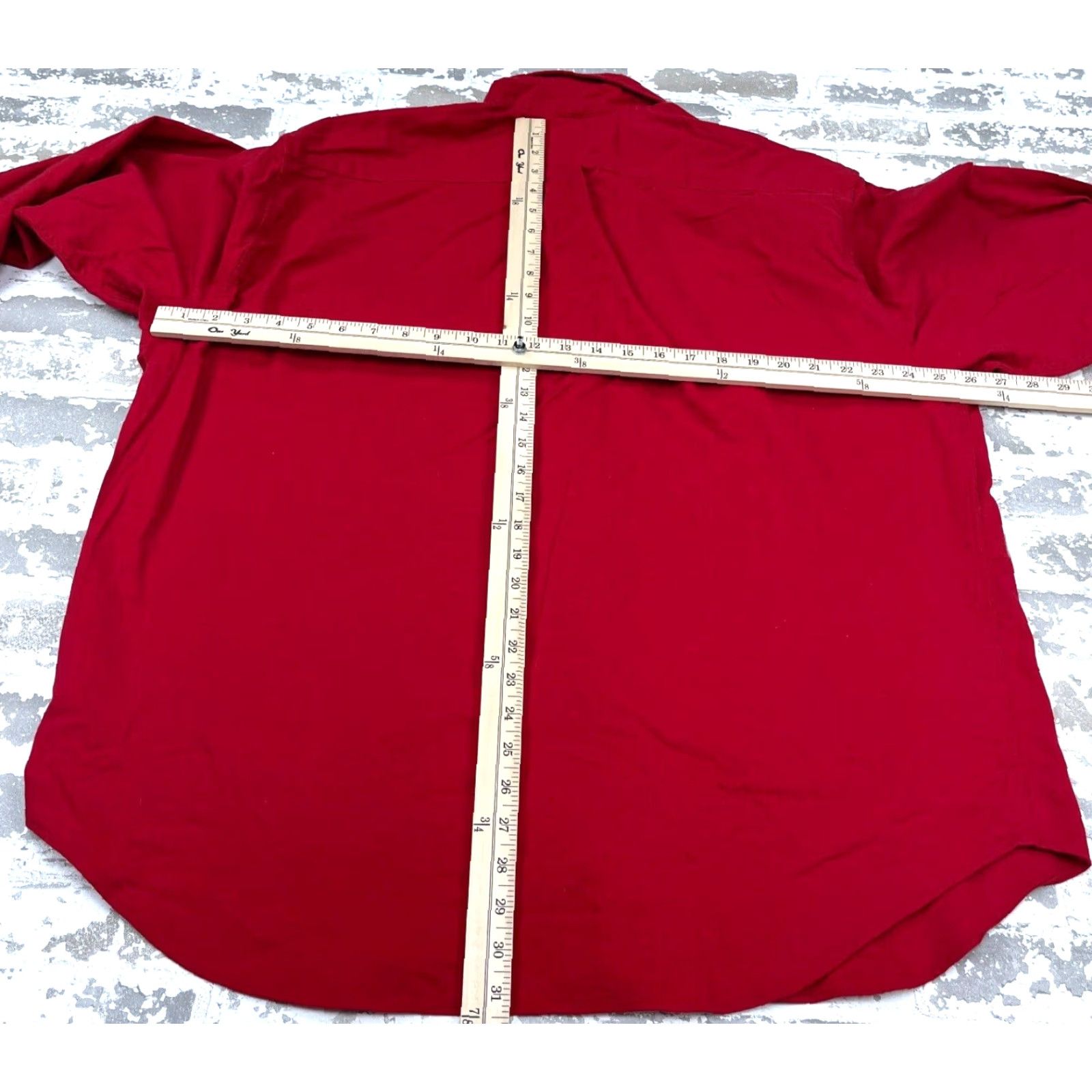 Brooks Brothers Brooks Brothers Shirt Men XL Red Button Up Twill 346 Flap Pocket Vintage No Size US XL / EU 56 / 4 - 6 Thumbnail