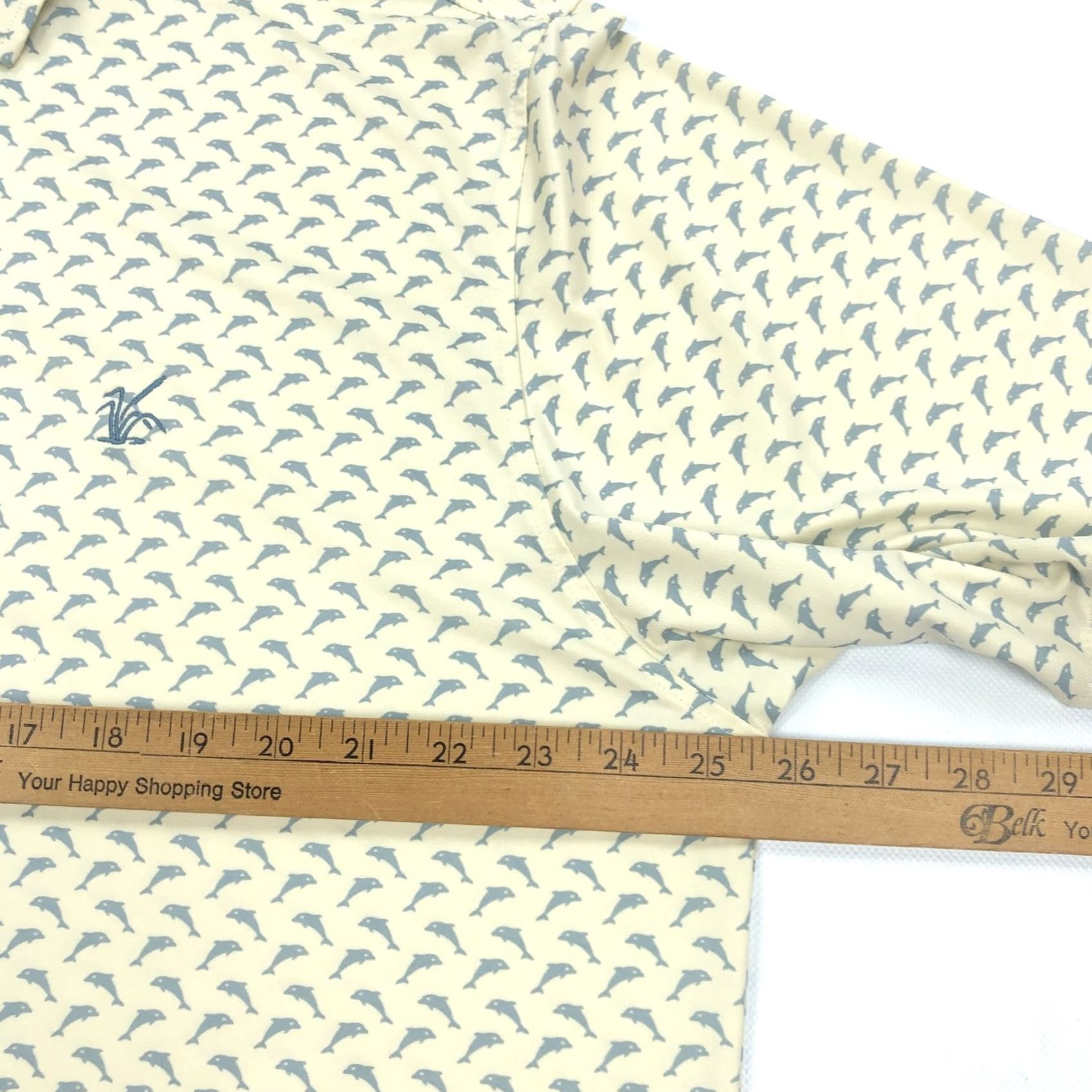 Footjoy FootJoy FJ Polo Shirt Dolphin Pattern Mens XL Short Sleeve Golf Casual Size US XL / EU 56 / 4 - 6 Thumbnail