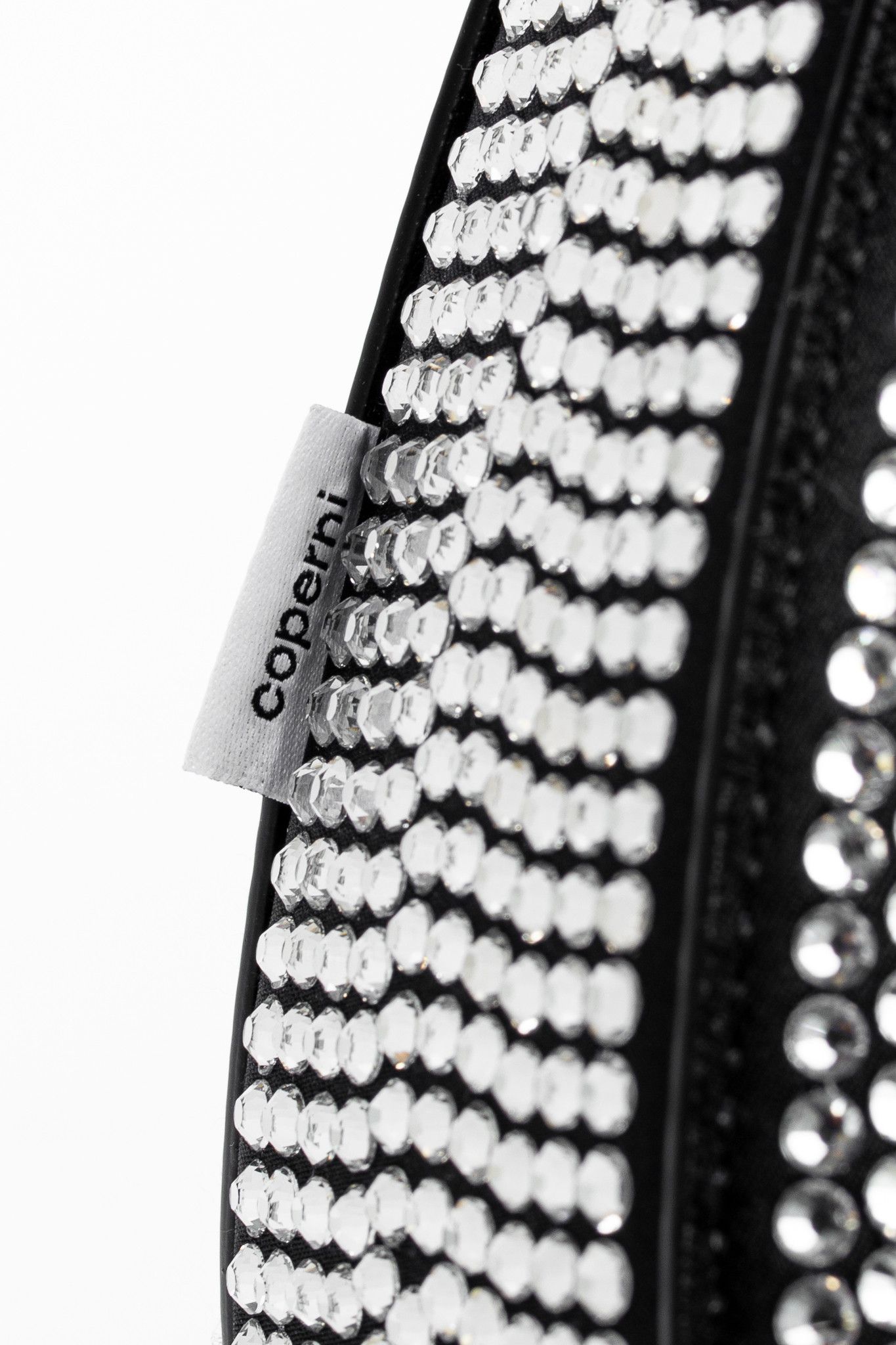 Coperni Coperni Baguette Swipe Black Crystal Structured Handbag Size ONE SIZE - 9 Thumbnail