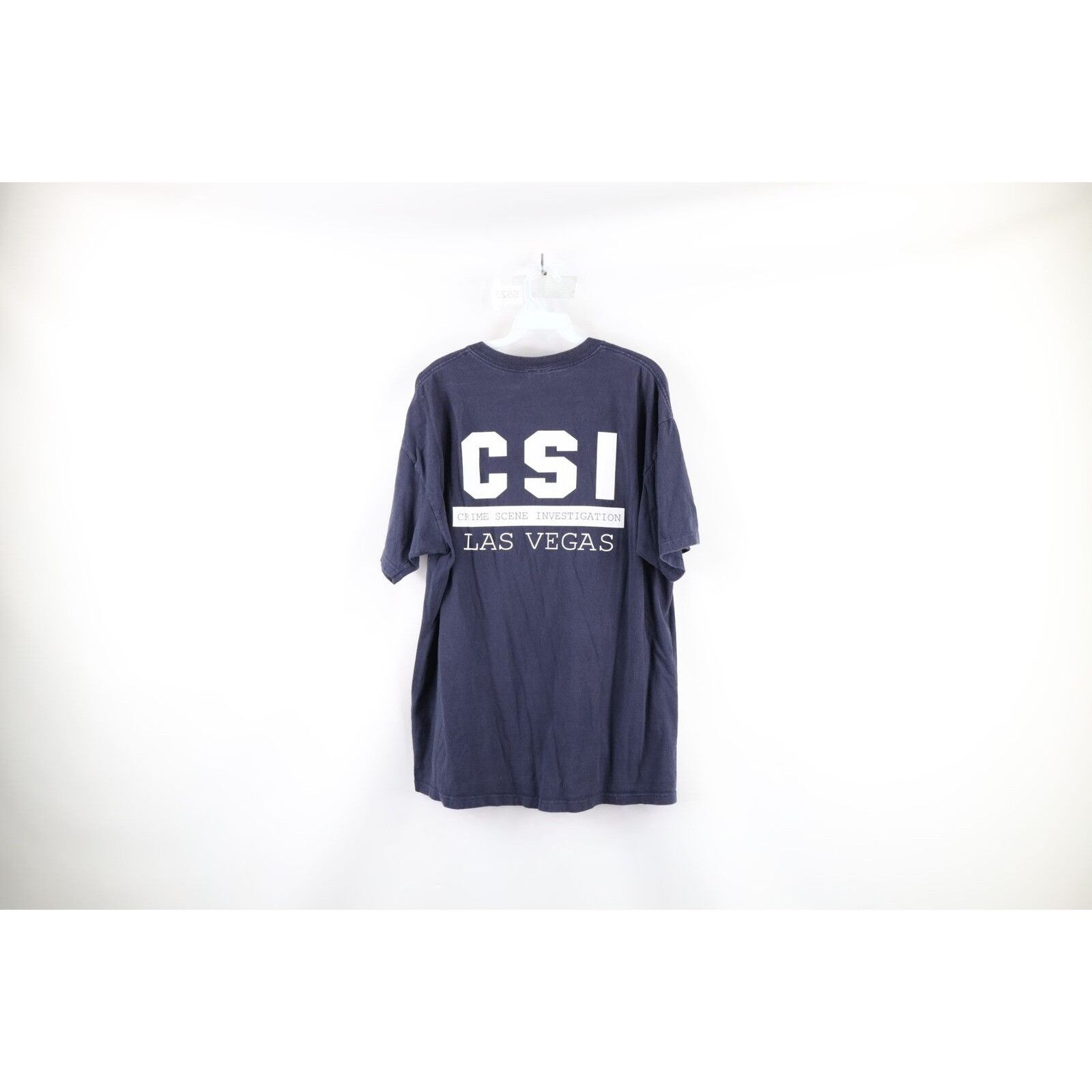 Vintage Vintage Streetwear Faded Spell Out CSI Las Vegas T-Shirt Size US XL / EU 56 / 4 - 7 Thumbnail