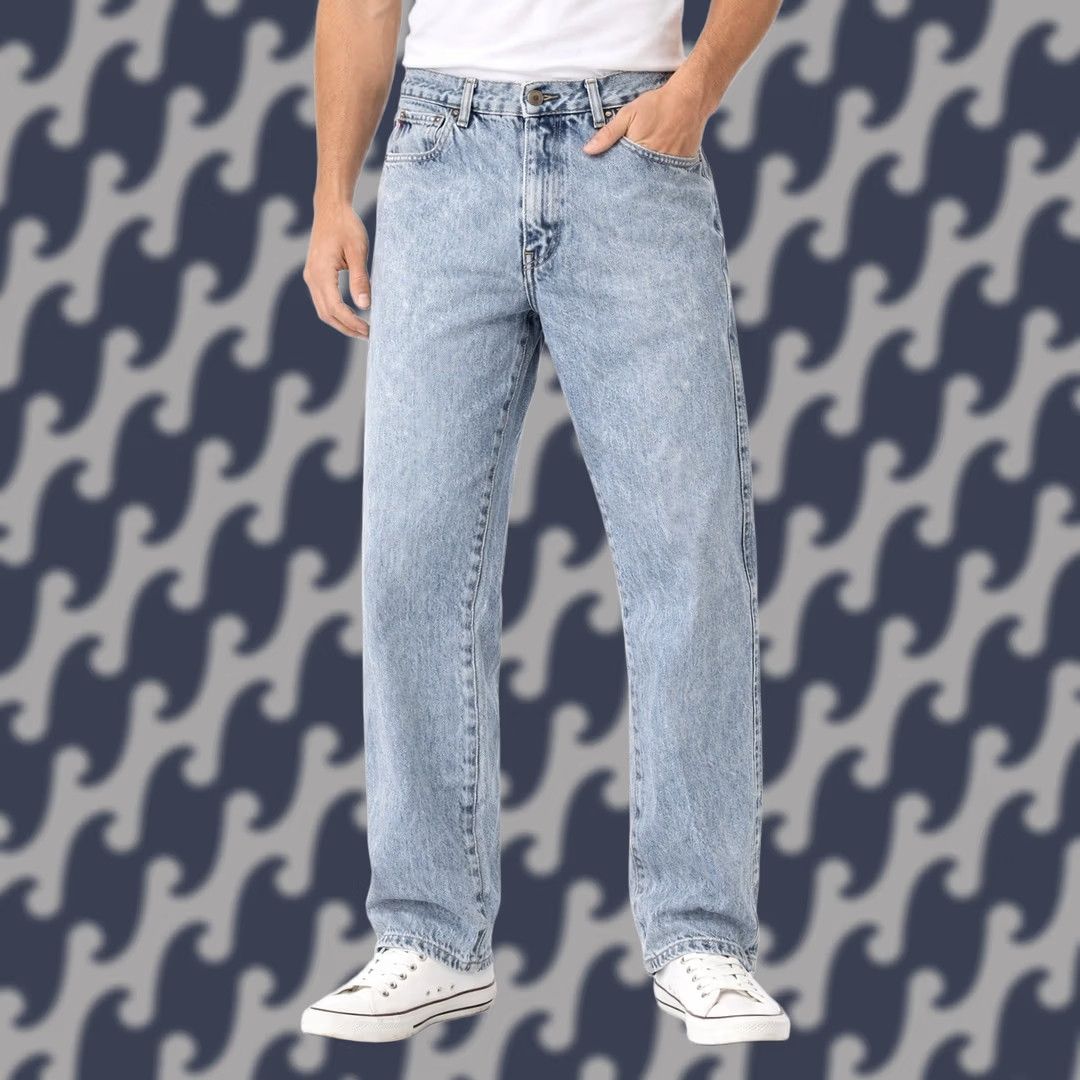 Bugle Boy VINTAGE Bugle Boy Jeans 32x30 Men Light Wash 90s Faded Denim Relaxed Straight Jeans Mens Regular Blue 5-Pocket Size US 32 / EU 48 - 1 Thumbnail