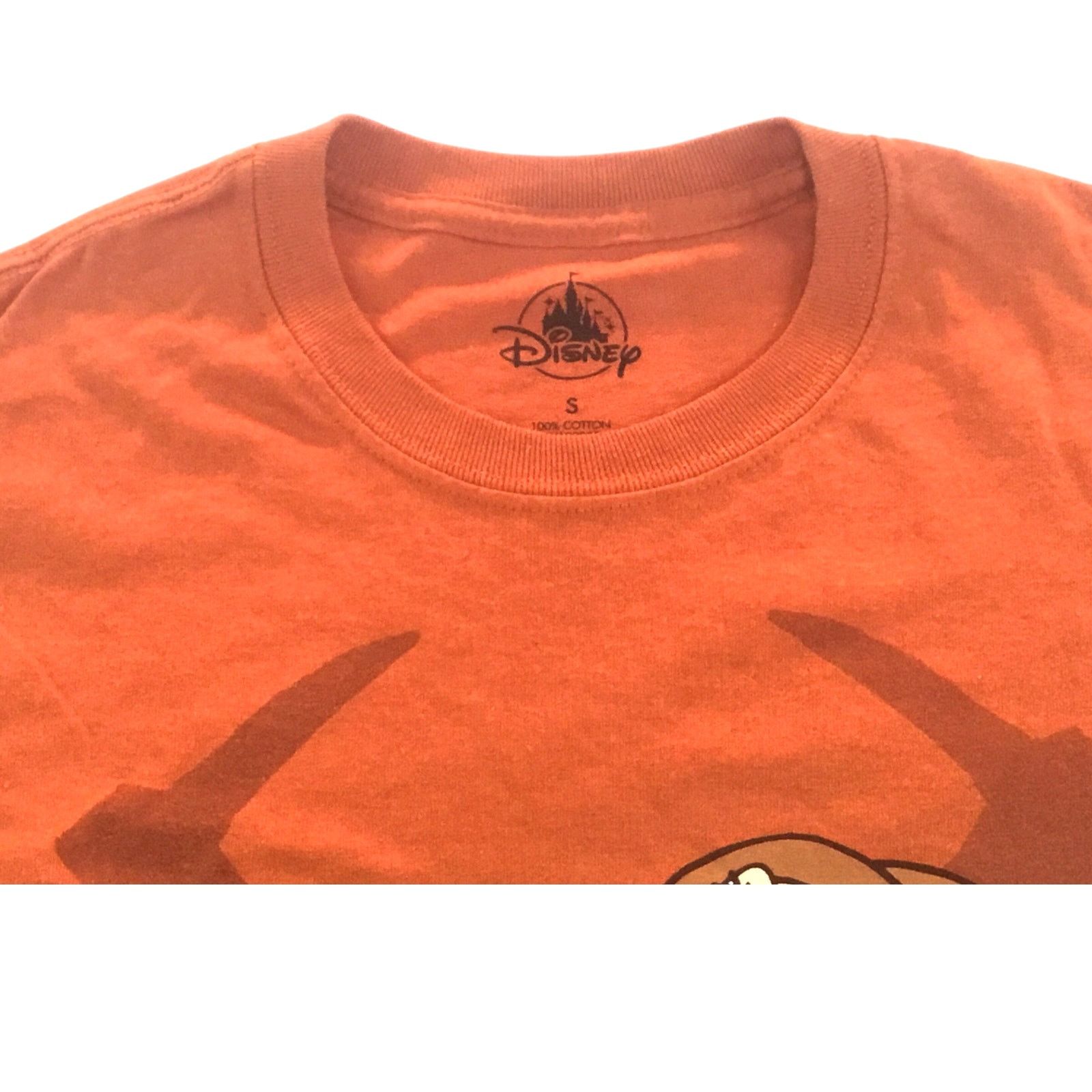 Disney Disney Grumpy T-Shirt Small Orange Do I Look Like I Care? Size US S / EU 44-46 / 1 - 2 Thumbnail