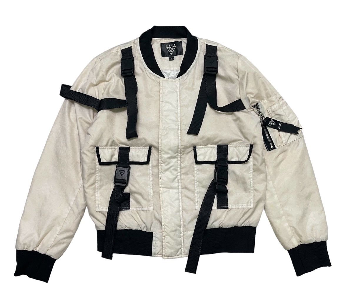 Other RARE ISSEY MIYAKE INSPIRED BONDAGE BOMBER JACKET BRAND TKPA Size US L / EU 52-54 / 3 - 2 Thumbnail