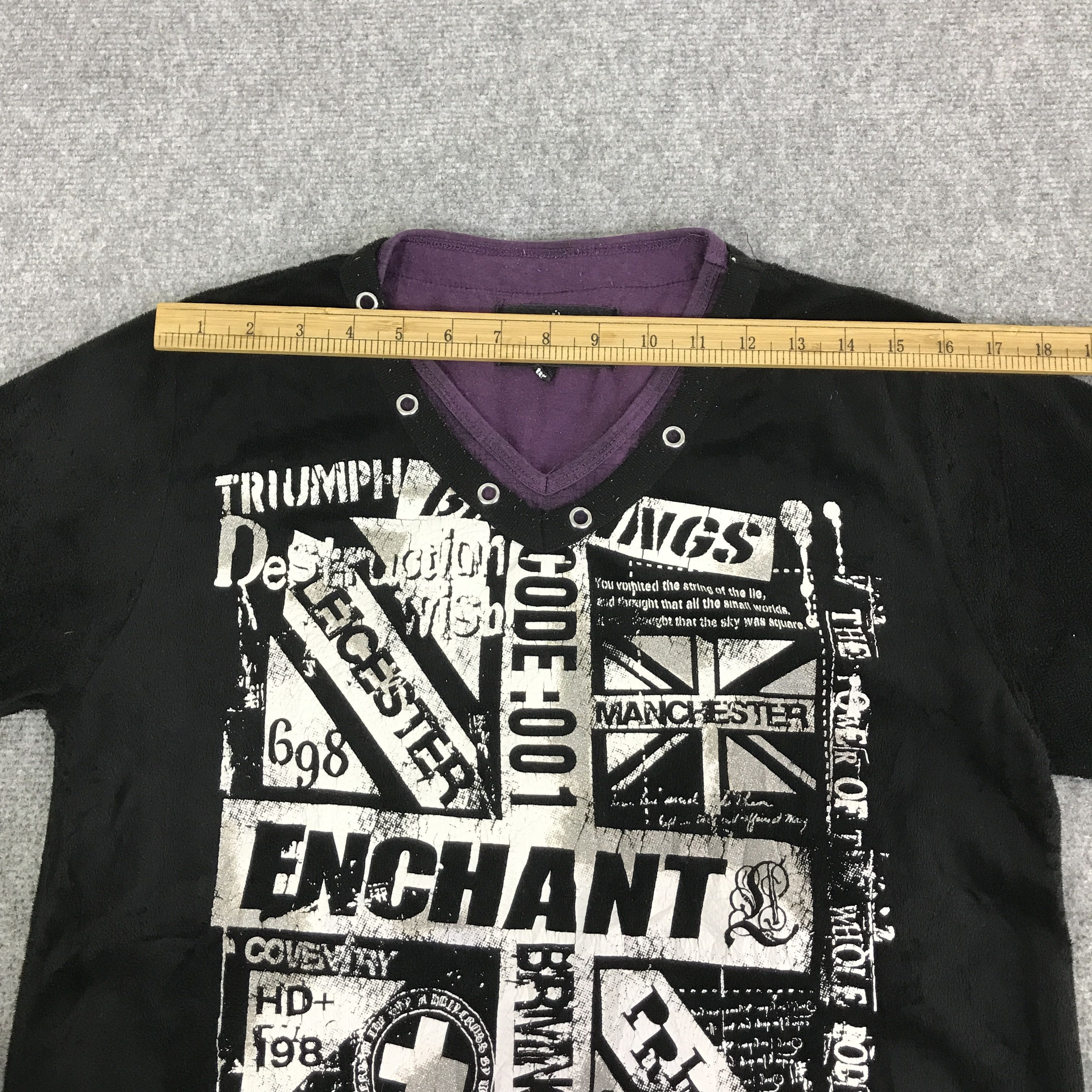 If Six Was Nine GOTHIC PUNK JAPAN BEAUMERE RARE T-SHIRT K93B4 Size US M / EU 48-50 / 2 - 7 Thumbnail