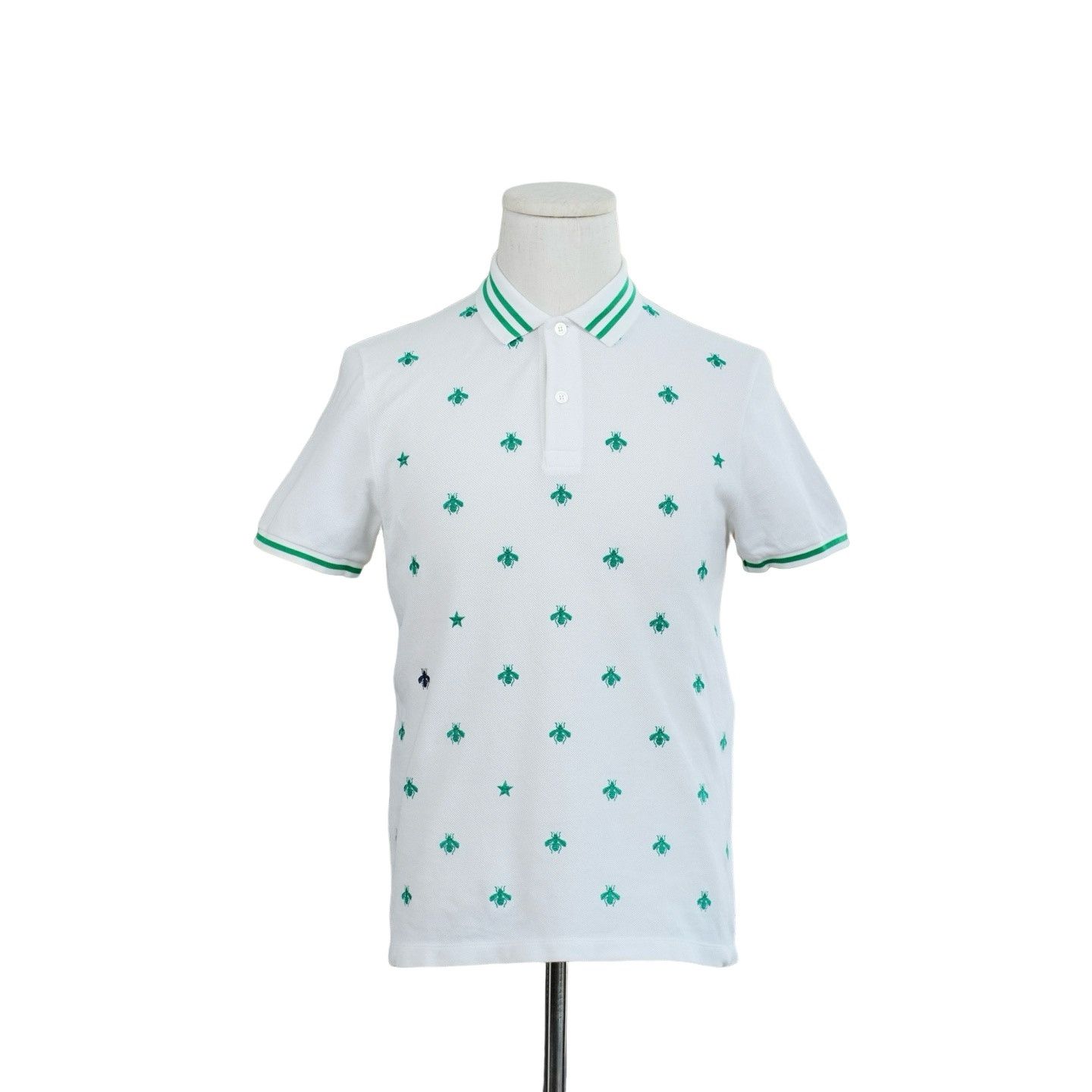 Gucci Gucci Bee Motif Polo Shirt Size L Size US L / EU 52-54 / 3 - 1 Thumbnail