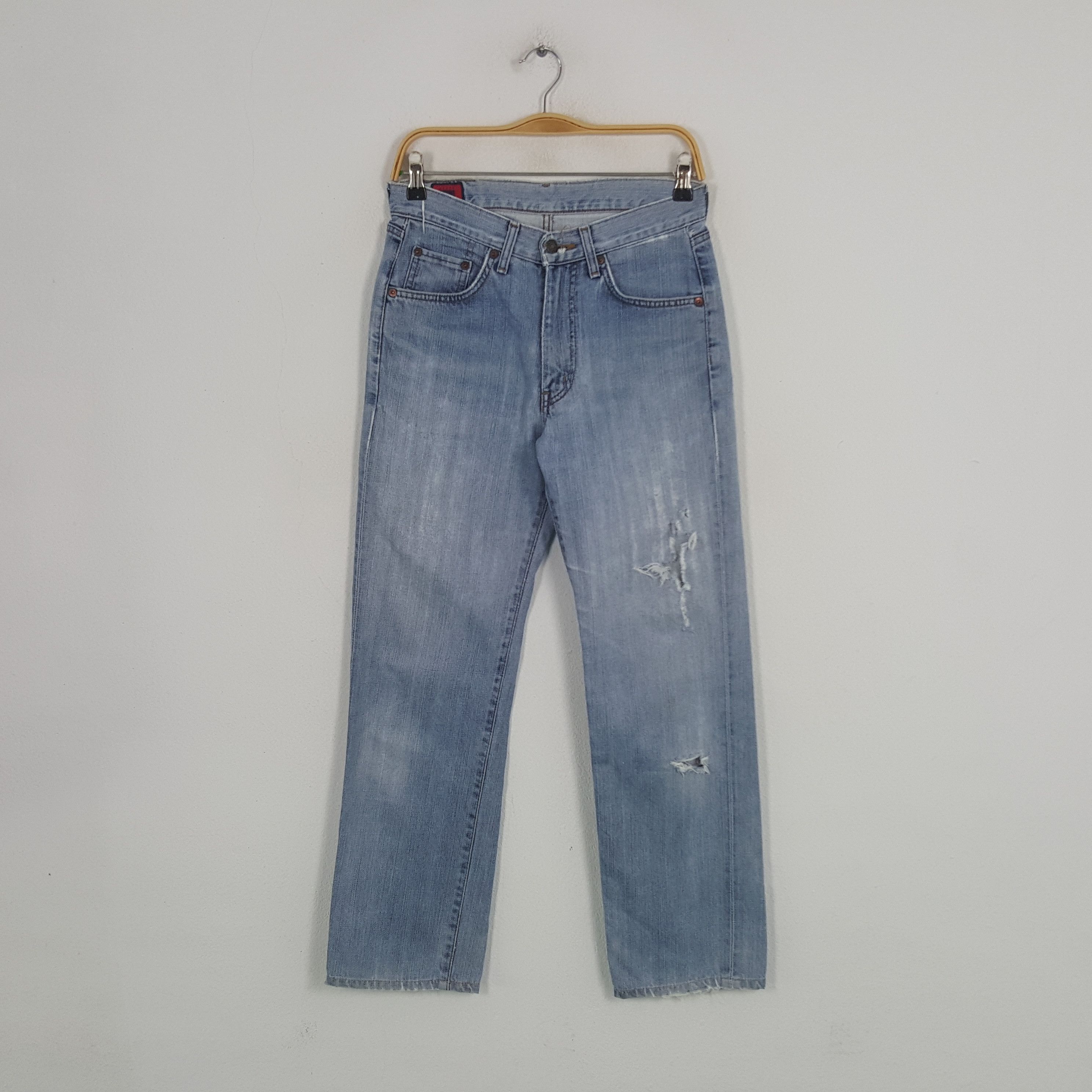 Edwin × Vintage Vintage Edwin Japanese Distressed Style Denim Jeans Size US 28 / EU 44 - 1 Thumbnail
