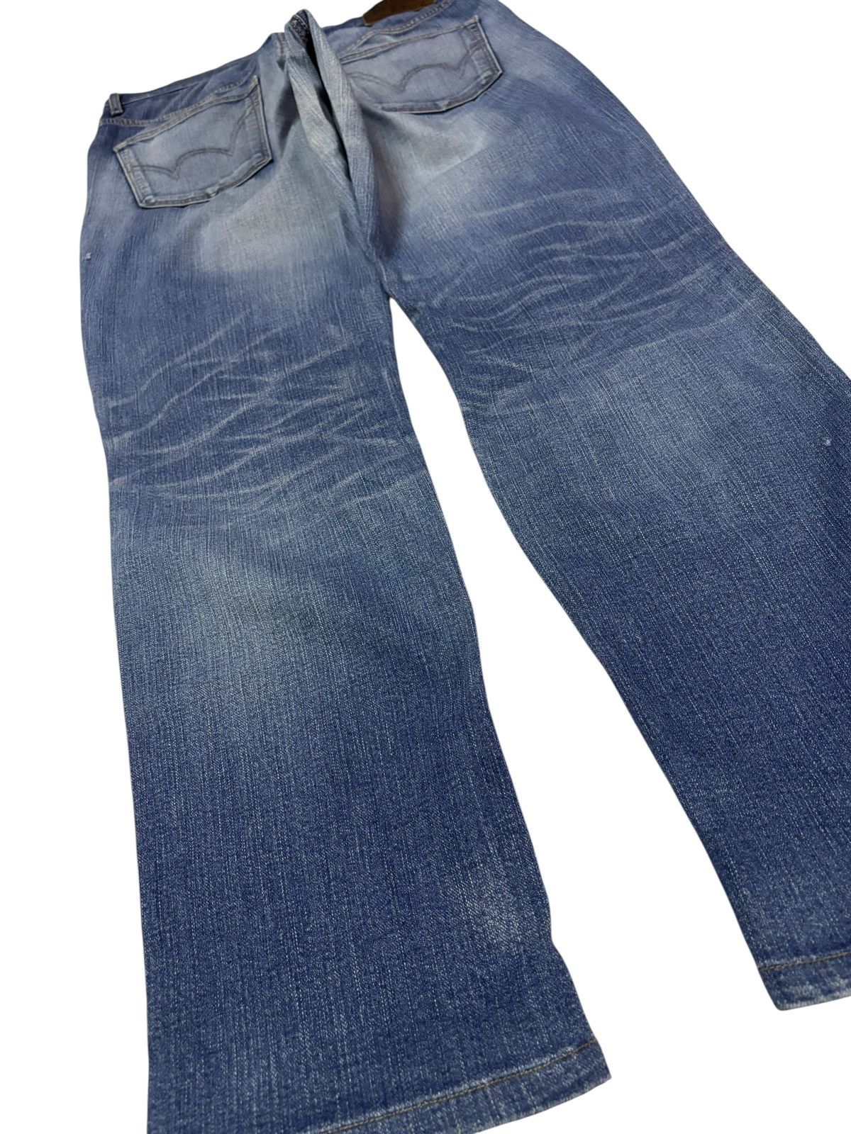 Edwin Vtg Edwin XV Japan 407 Relaxed Distressed Jeans Size US 30 / EU 46 - 6 Thumbnail
