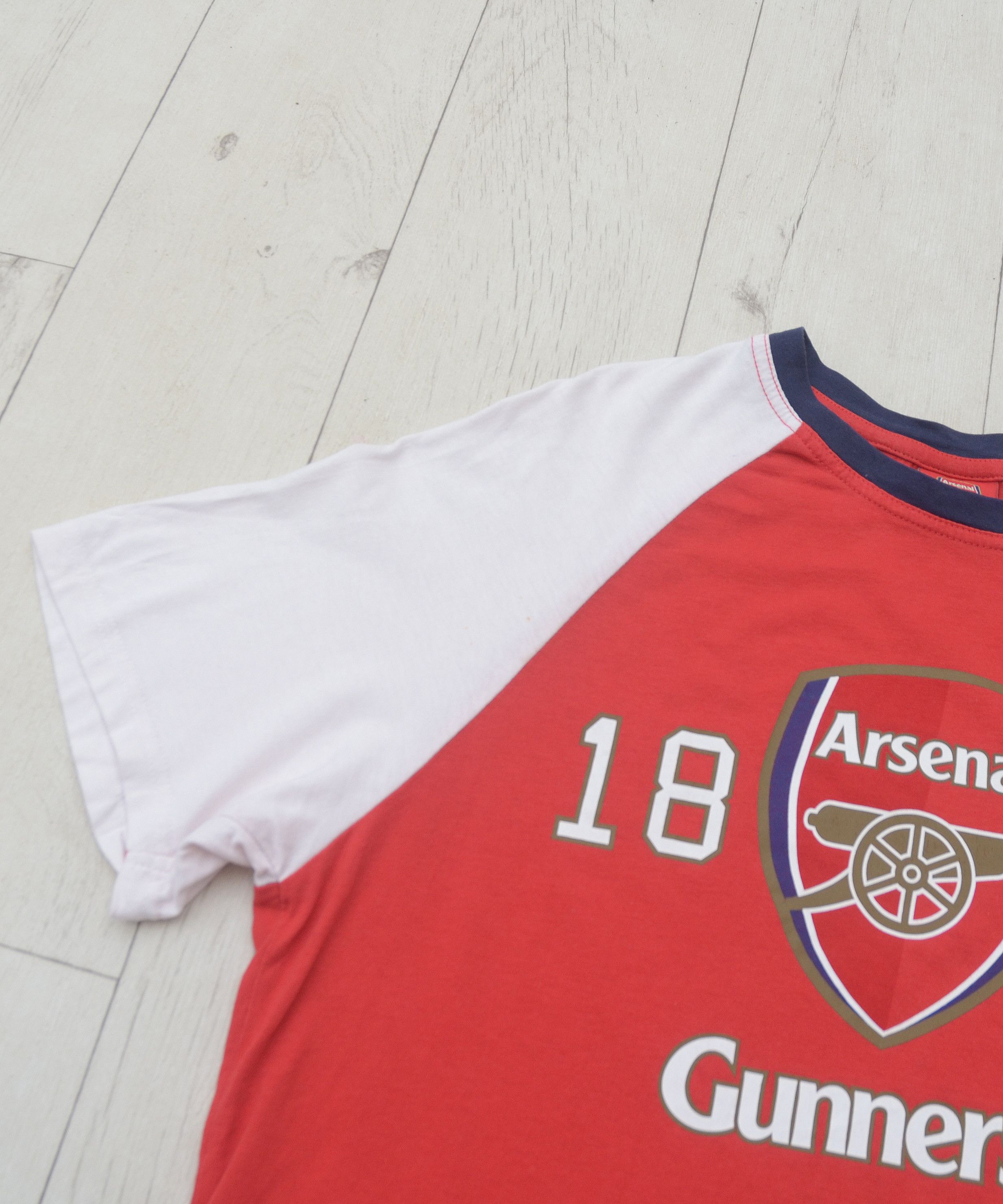 Vintage Arsenal Home Football T-Shirt Soccer Jersey Rare Gunners Size US S / EU 44-46 / 1 - 3 Thumbnail