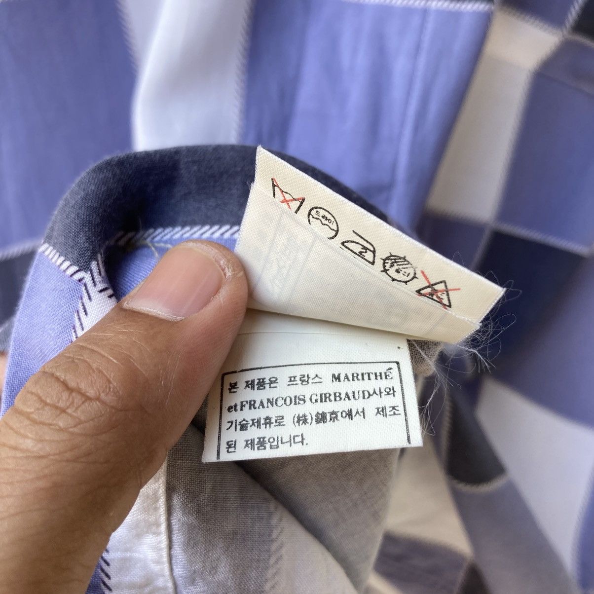 Marithe + Francois Girbaud Marithe Francois Girbaud Checkered Shirt Size US M / EU 48-50 / 2 - 8 Thumbnail