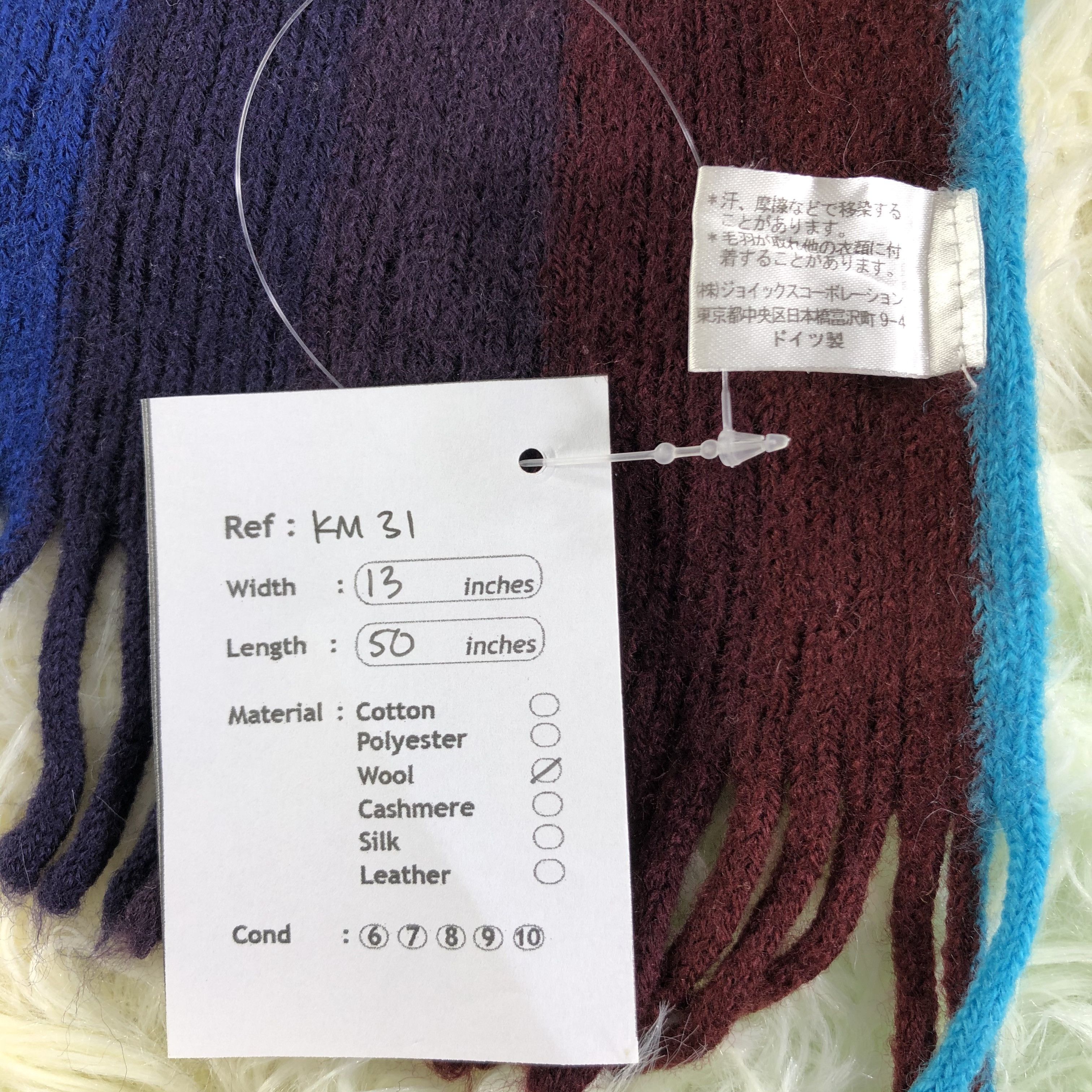 Paul Smith Paul Smith Scarf / Muffler / Neckwear - KM31 Size ONE SIZE - 7 Thumbnail