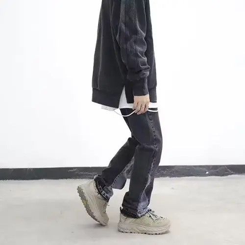 Japanese Brand × Jean Retro heavy industry yellow mud dyed bootcut jeans Size US 32 / EU 48 - 3 Thumbnail