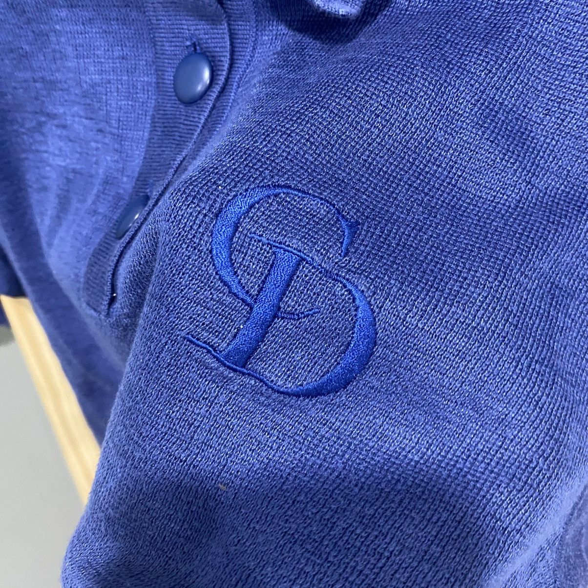 Christian Dior Monsieur Vintage Christian Dior Prêt-À-Porter Knit Polo - CD LOGO Size M / US 6-8 / IT 42-44 - 5 Thumbnail