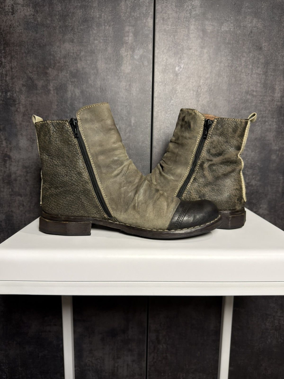 A.S.98 Vintage Leather Boots AS98 Guidi Balenciaga Dirk Owens Yohji Size US 9 / IT 39 - 16 Thumbnail