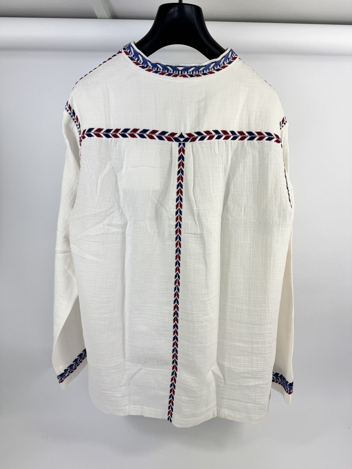 Isabel Marant TRIBAL EMBROIDERED LINEN SHIRT Size US M / EU 48-50 / 2 - 2 Thumbnail