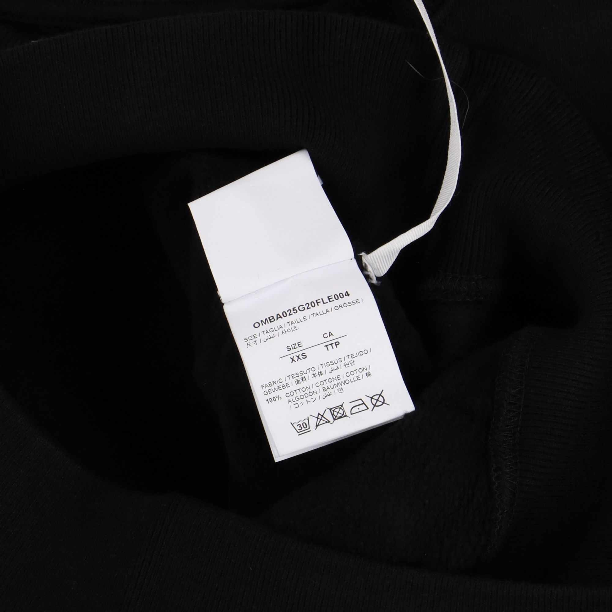 Off-White Black Tape Arrows Logo Sweatshirt Size US XXS / EU 40 - 8 Thumbnail