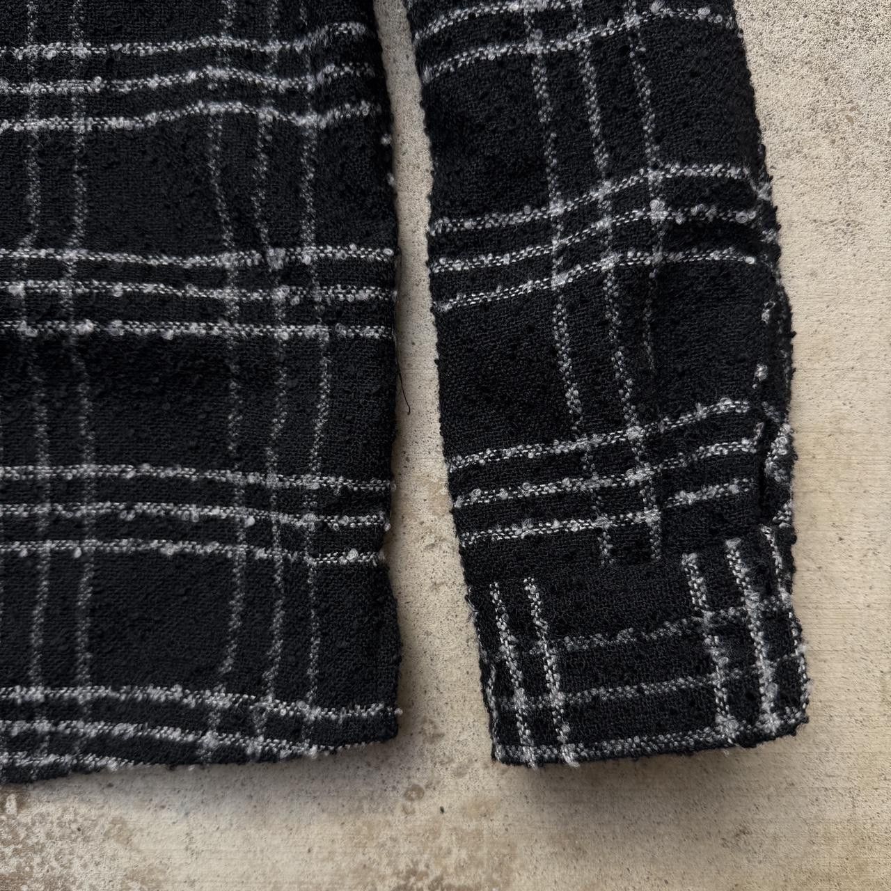 Pacsun black white woven plaid flannel jacket shacket Size US M / EU 48-50 / 2 - 5 Thumbnail