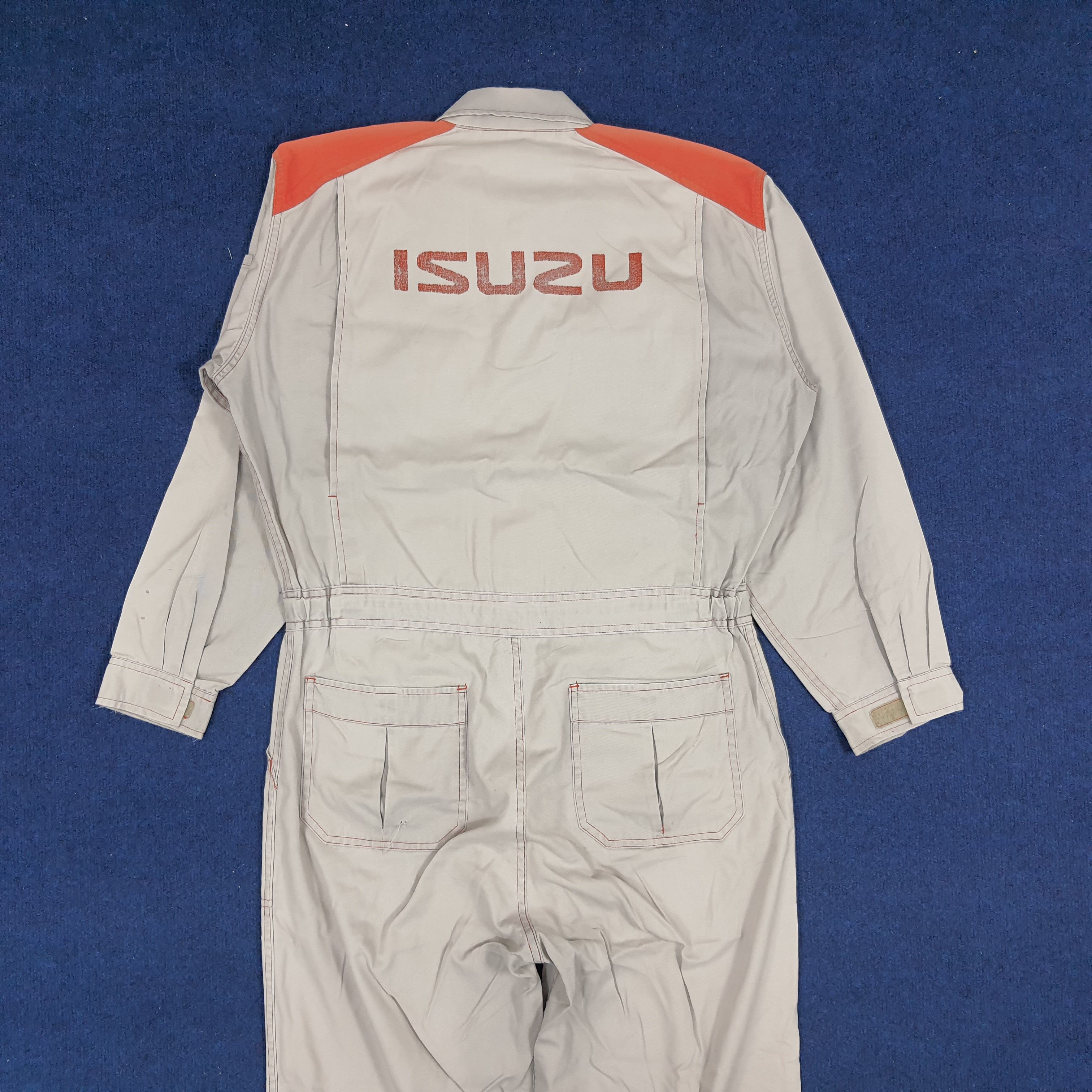 Japanese Brand × Vintage Vintage ISUZU Japan Motorsports Brand Racing Coverall Size US L / EU 52-54 / 3 - 1 Thumbnail