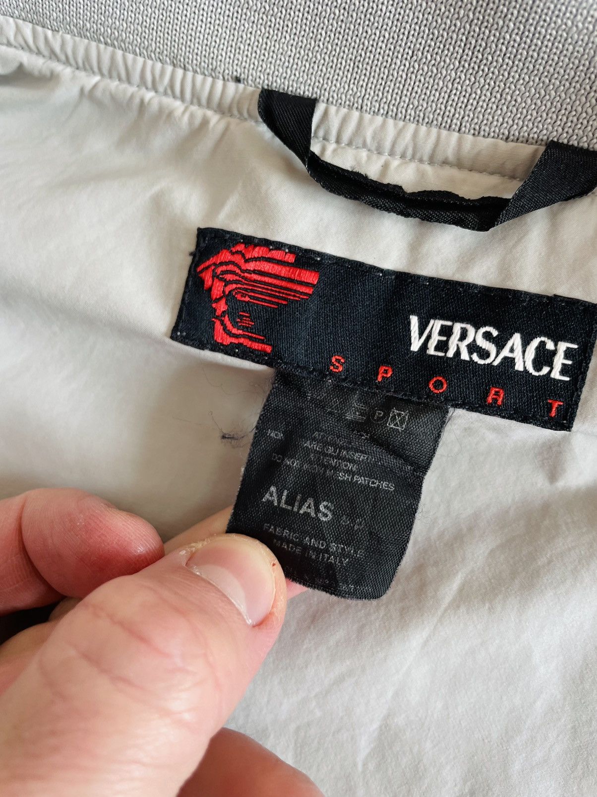 Versace Vintage Versace Sport SPA Nylon Men’s Bomber Jacket 52 Size Size US L / EU 52-54 / 3 - 18 Thumbnail