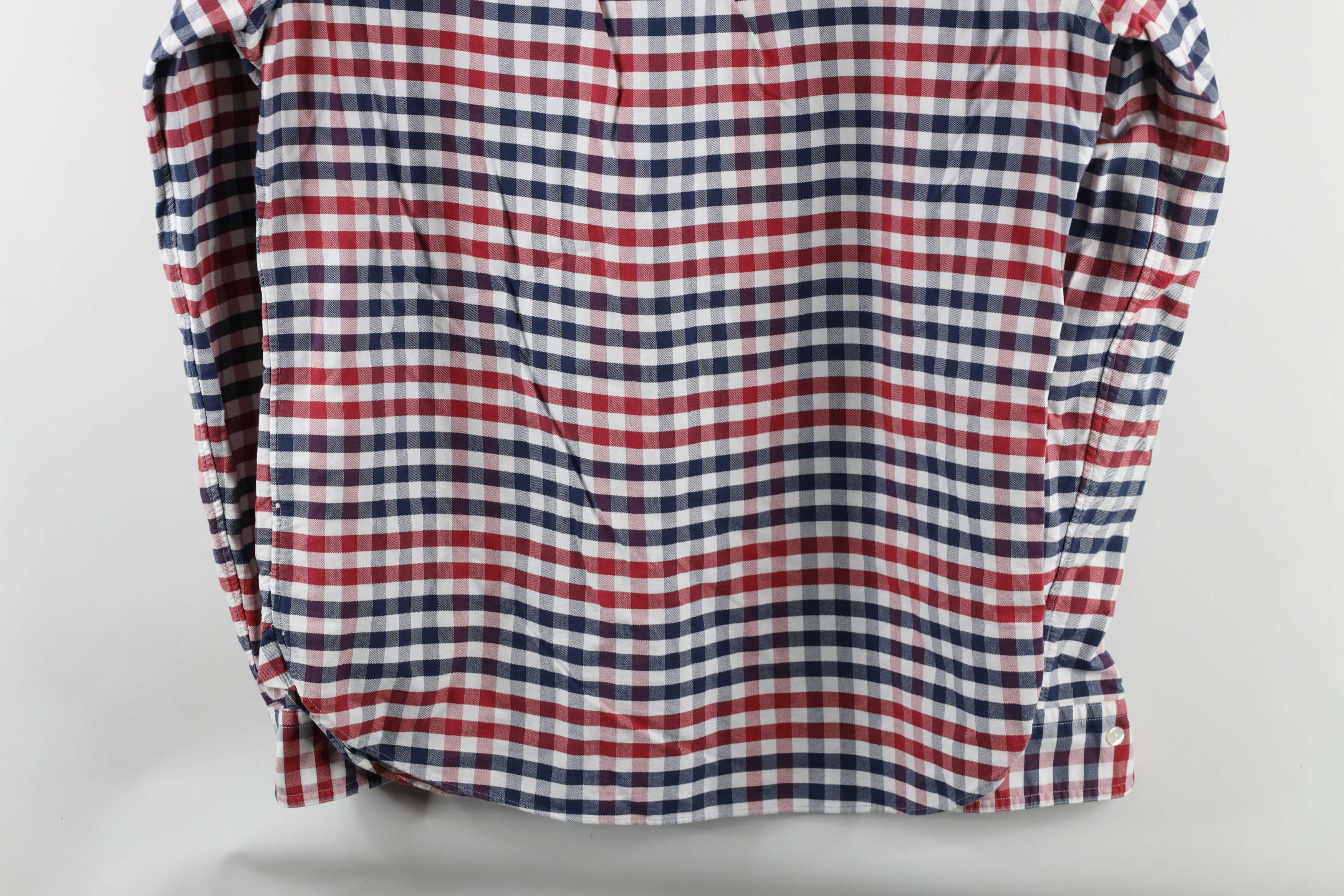 Brooks Brothers × Vintage Brooks Brothers Red Fleece Button Down Shirt Plaid Cotton Size US L / EU 52-54 / 3 - 12 Thumbnail