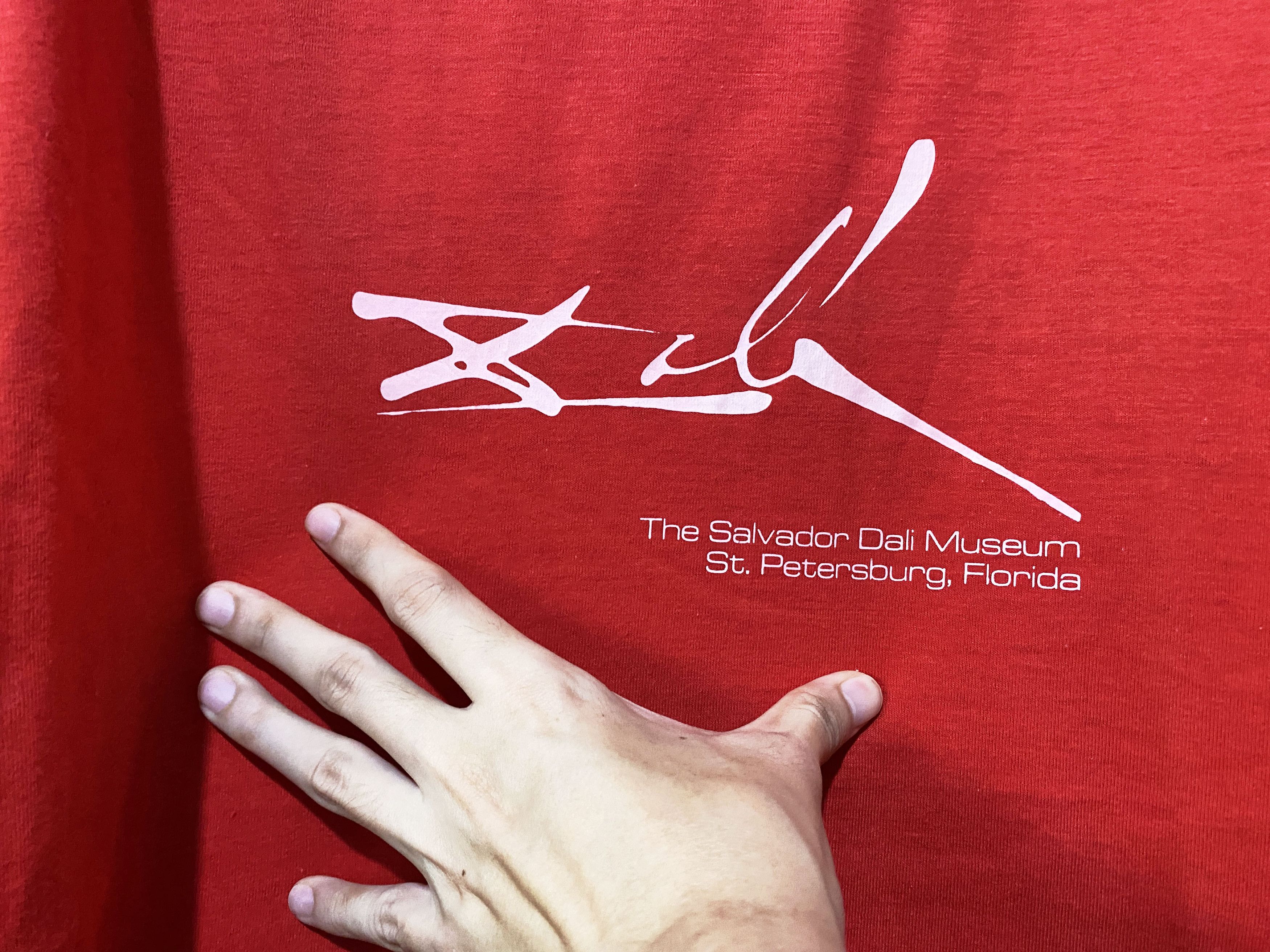 Vintage Vintage 90s Salvador Dali Signature Ringer Tee Size US M / EU 48-50 / 2 - 2 Thumbnail
