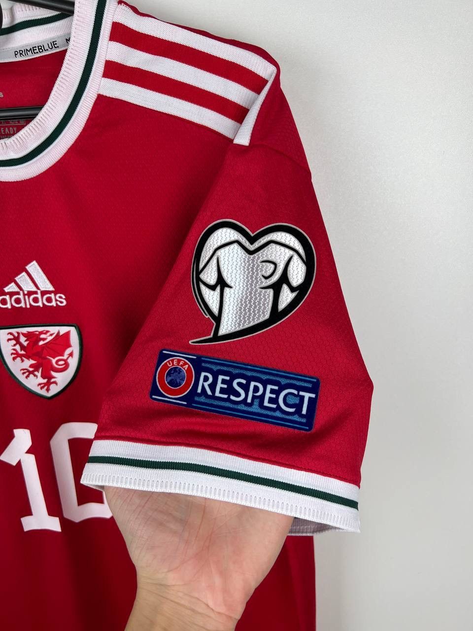 Vintage Wales Adidas Ramsey 10 jersey t-shirts size XXL Size US XXL / EU 58 / 5 - 4 Thumbnail