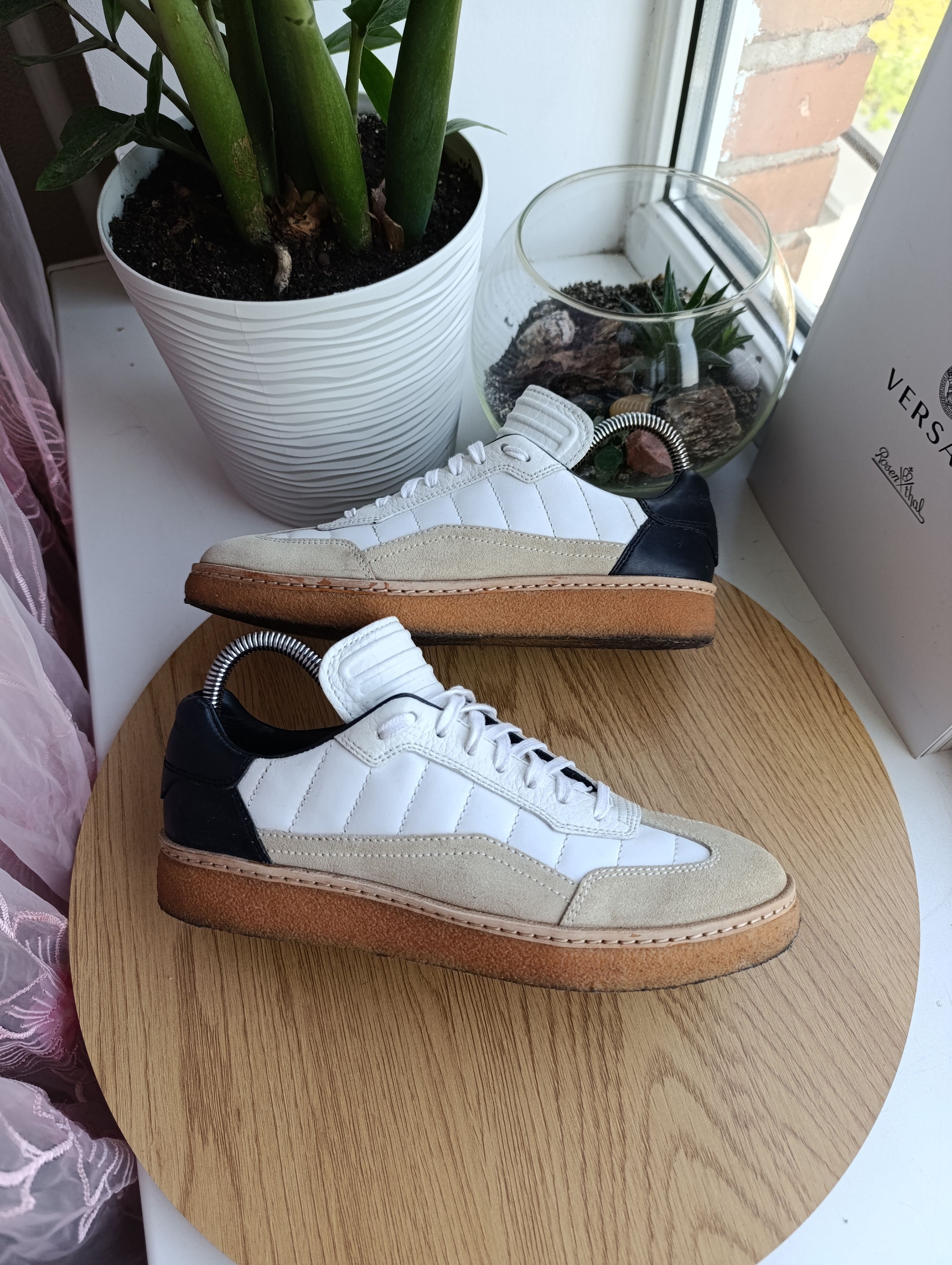 Alexander Wang × Designer Alexander Wang Eden Low Sneaker Black & White Size US 8.5 / IT 38.5 - 4 Thumbnail