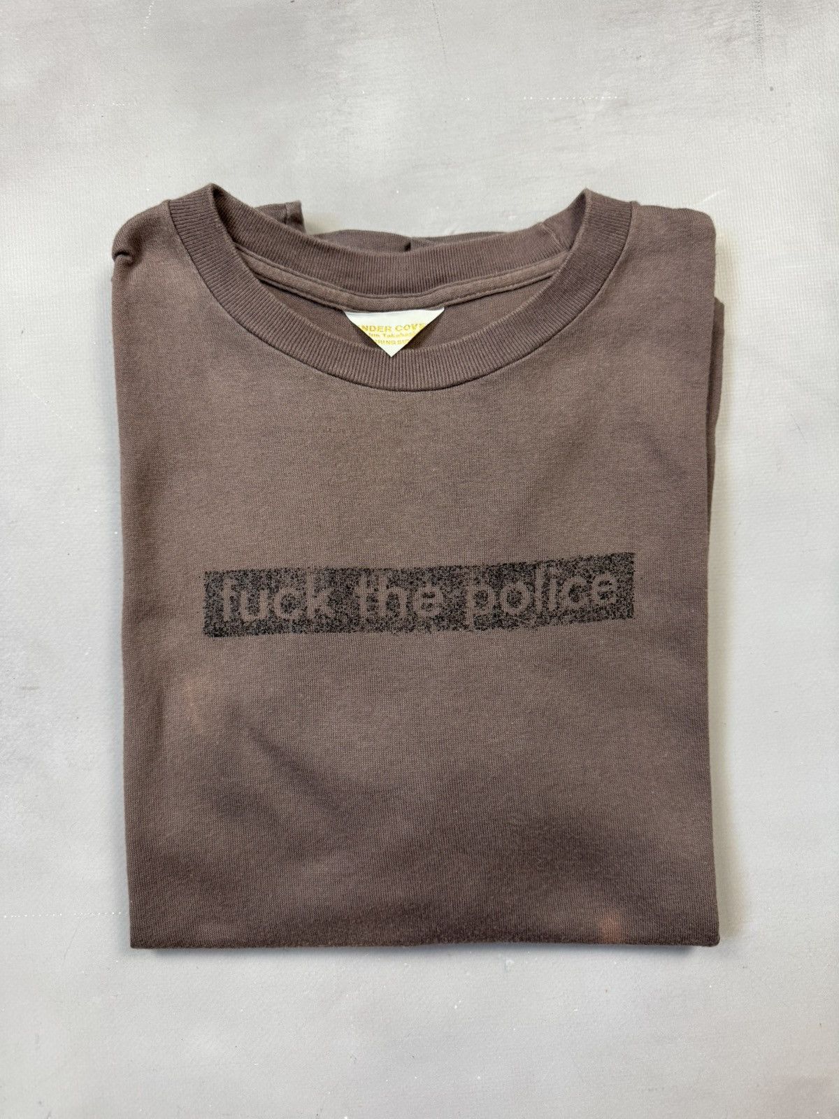 Undercover Ss1998 Undercover Wet Summer F*ck The Police Tee(Grey/M) Size US M / EU 48-50 / 2 - 1 Thumbnail