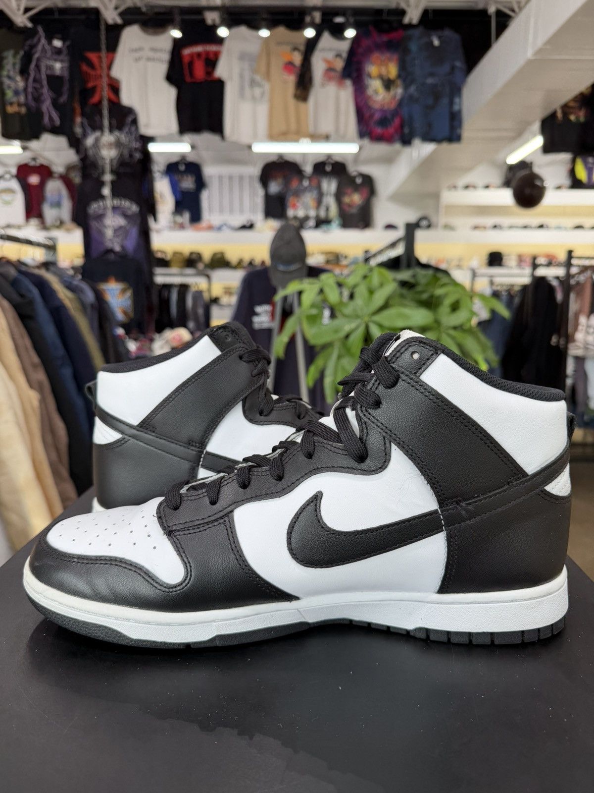Nike Nike Dunk High Panda Black White Size 13 (2022) Size US 13 / EU 46 - 4 Thumbnail