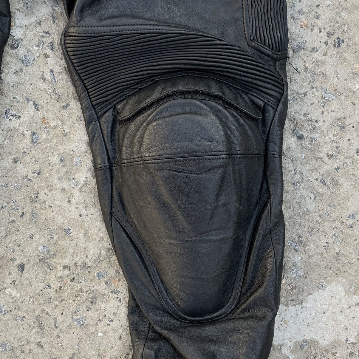 Leather × Vintage Vintage Leather Pants Moto Uvex 90s Y2K Style USA Size US 30 / EU 46 - 6 Thumbnail