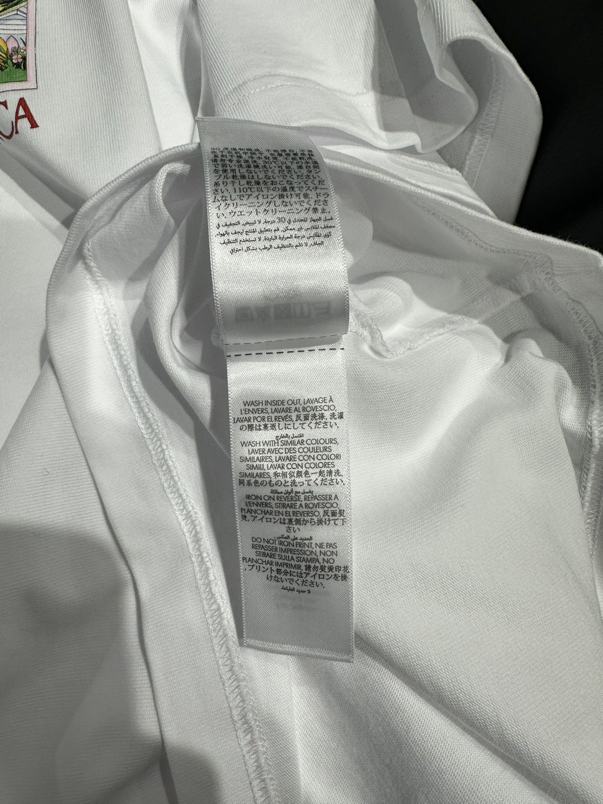 Casablanca CASABLANCA - LA Days Printed T-shirt White Size US S / EU 44-46 / 1 - 7 Thumbnail