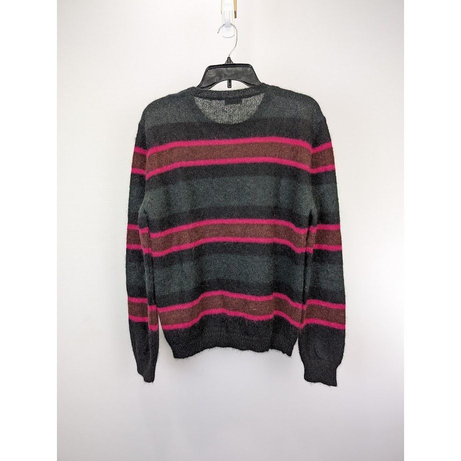Saint Laurent Paris o1rshd1 Stripe Crewneck Sweaters in Multicolor Size US XL / EU 56 / 4 - 9 Thumbnail