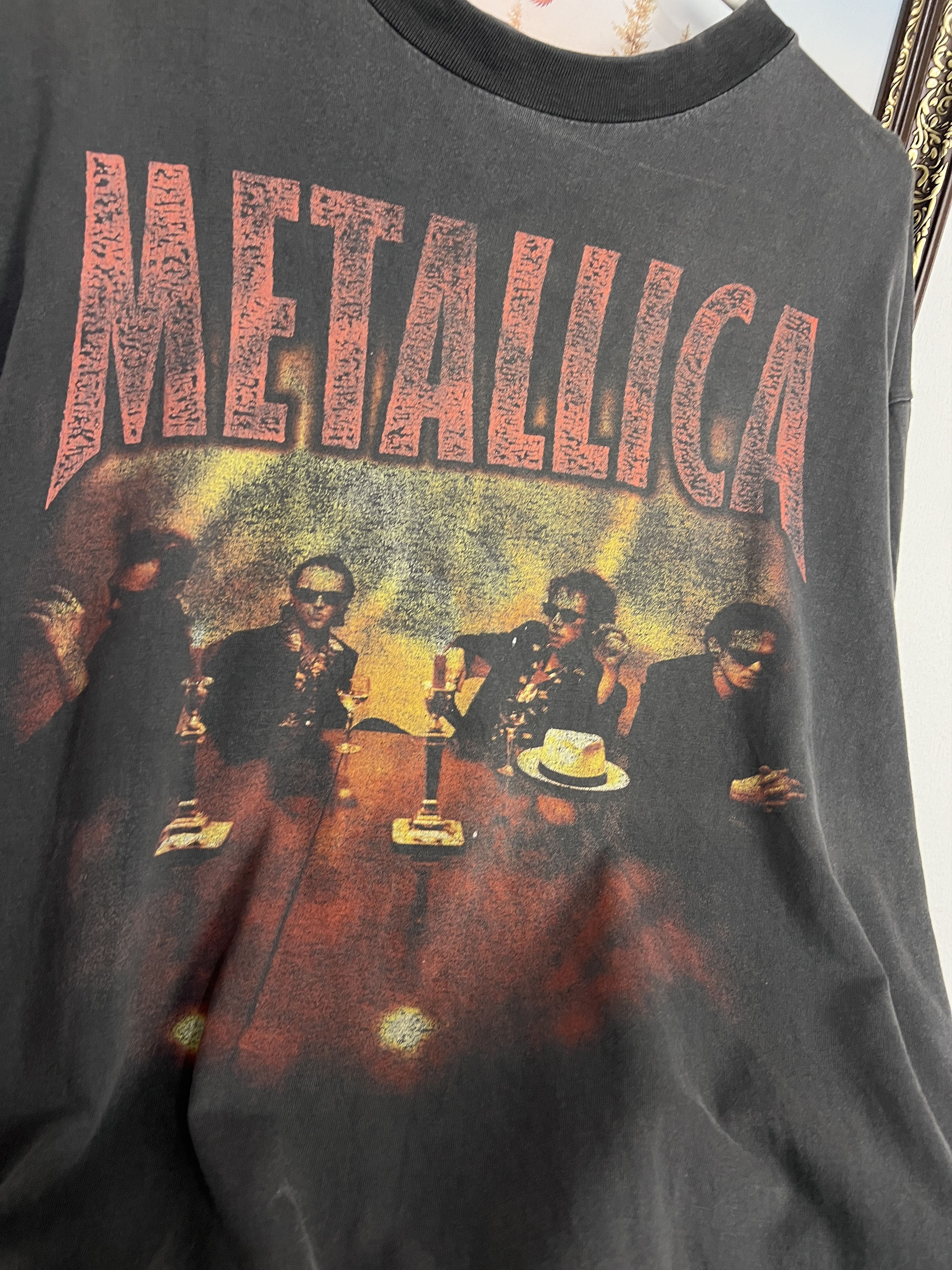 Vintage Metallica Load Tour Over Print Band Shirt Tee Rare Hype Size US XL / EU 56 / 4 - 3 Thumbnail