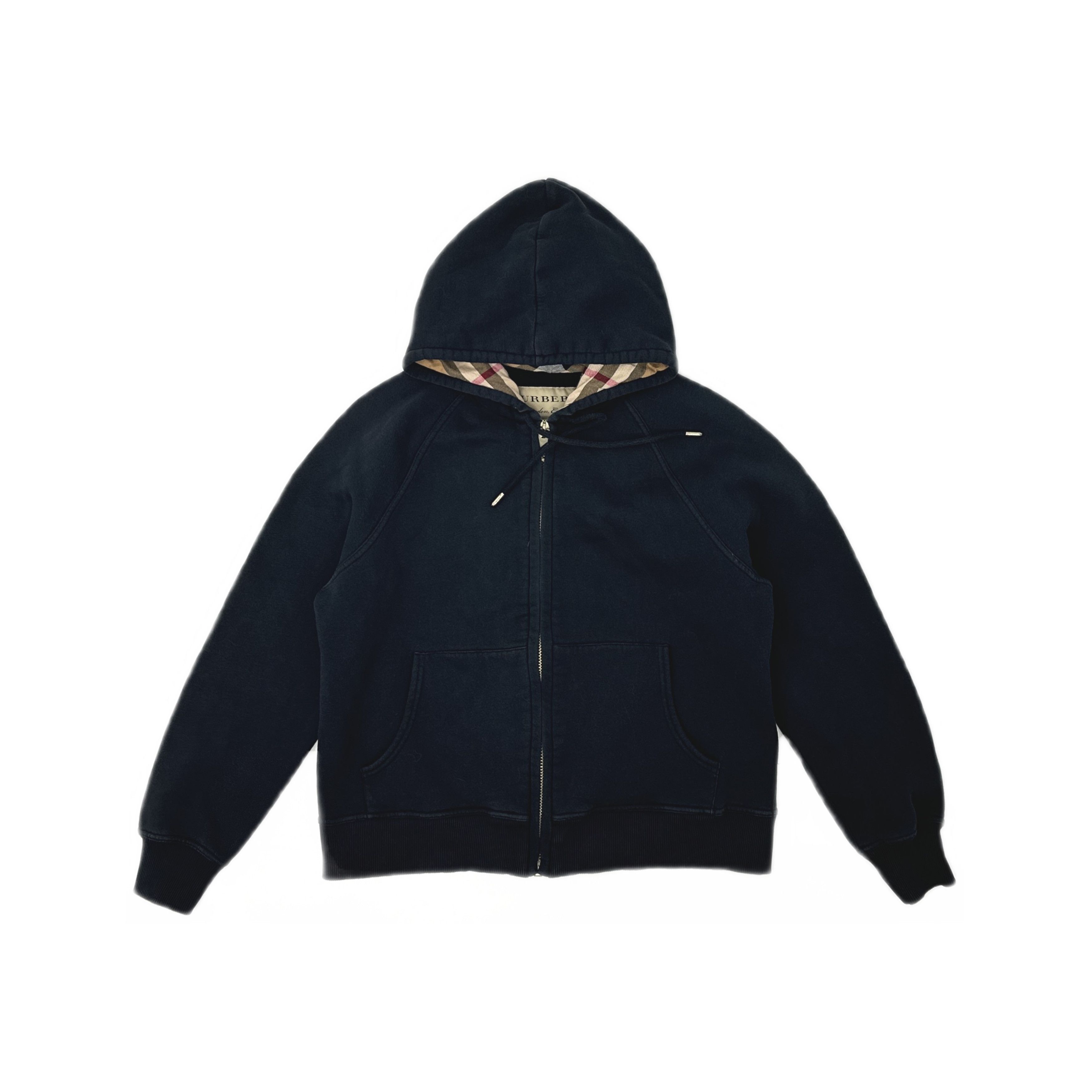 Burberry Burberry Check Lined Zip Up Hoodie Size L Size L / US 10 / IT 46 - 1 Thumbnail